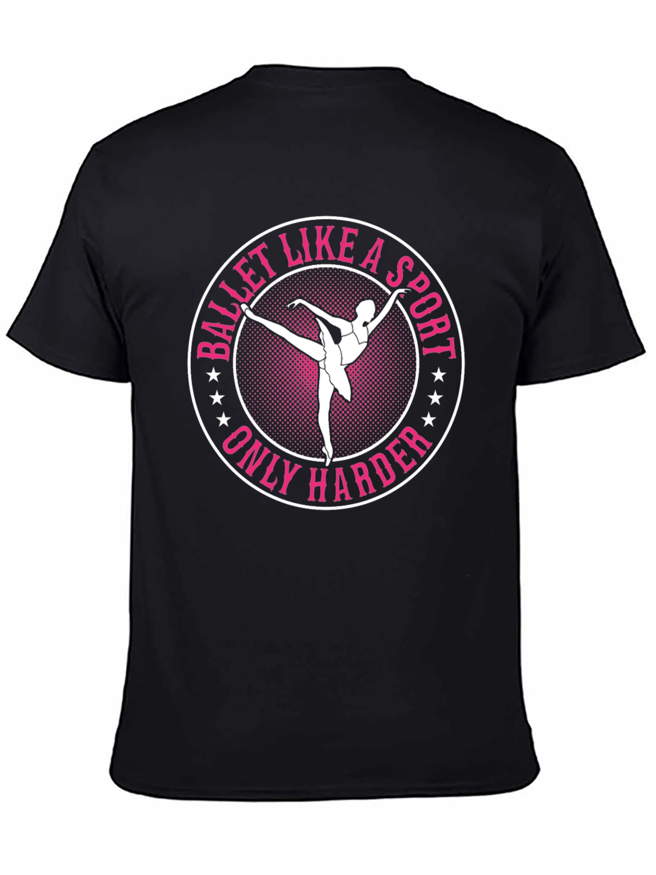 Black Ballet Like a Sport Only Harder Graphic Tee view 4