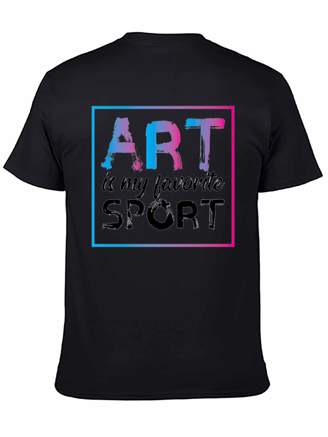 Black Art is My Favorite Sport Graphic T-Shirt view 4
