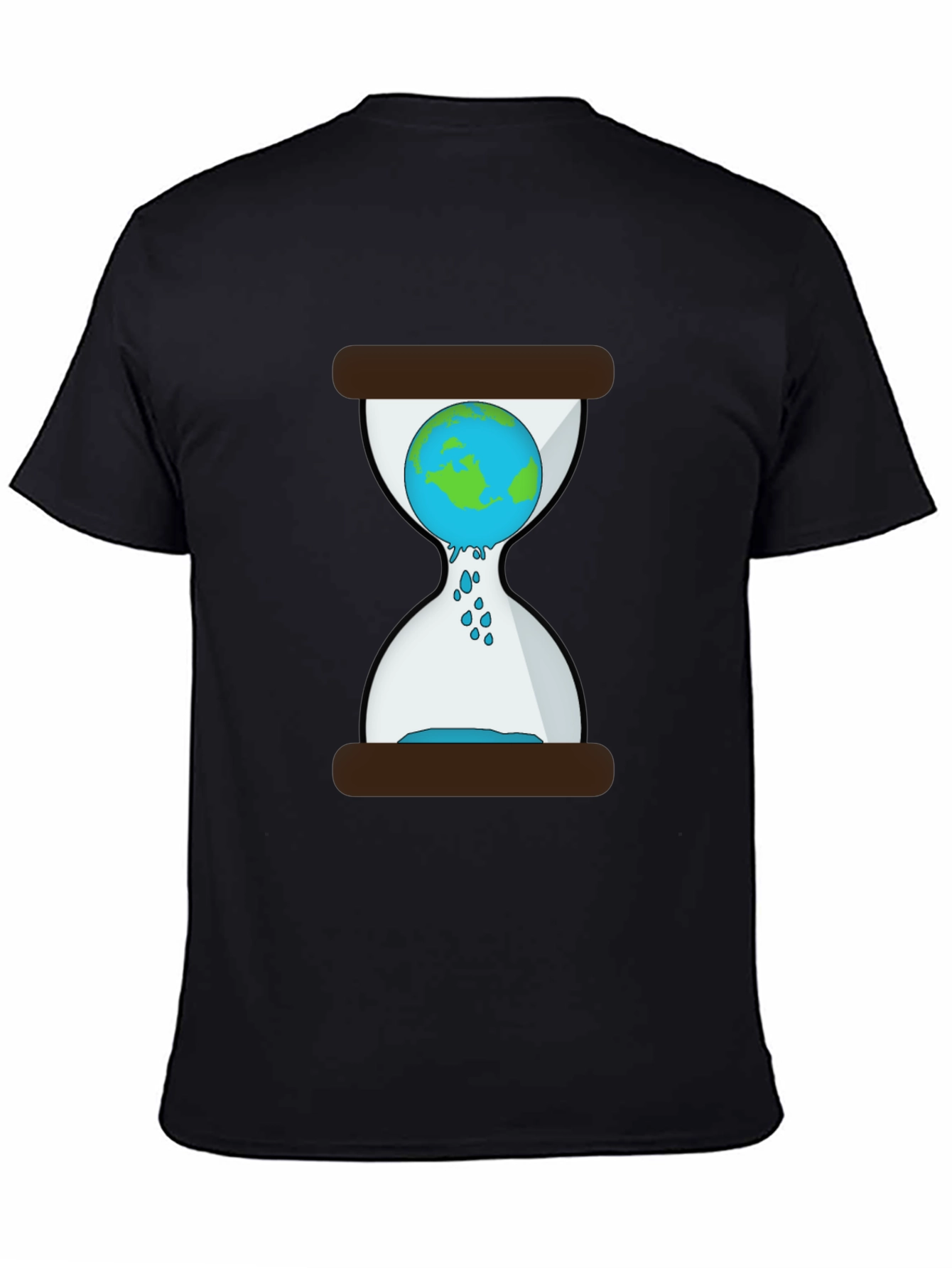 Black Earth Hourglass Graphic Tee - Save the Planet! view 4