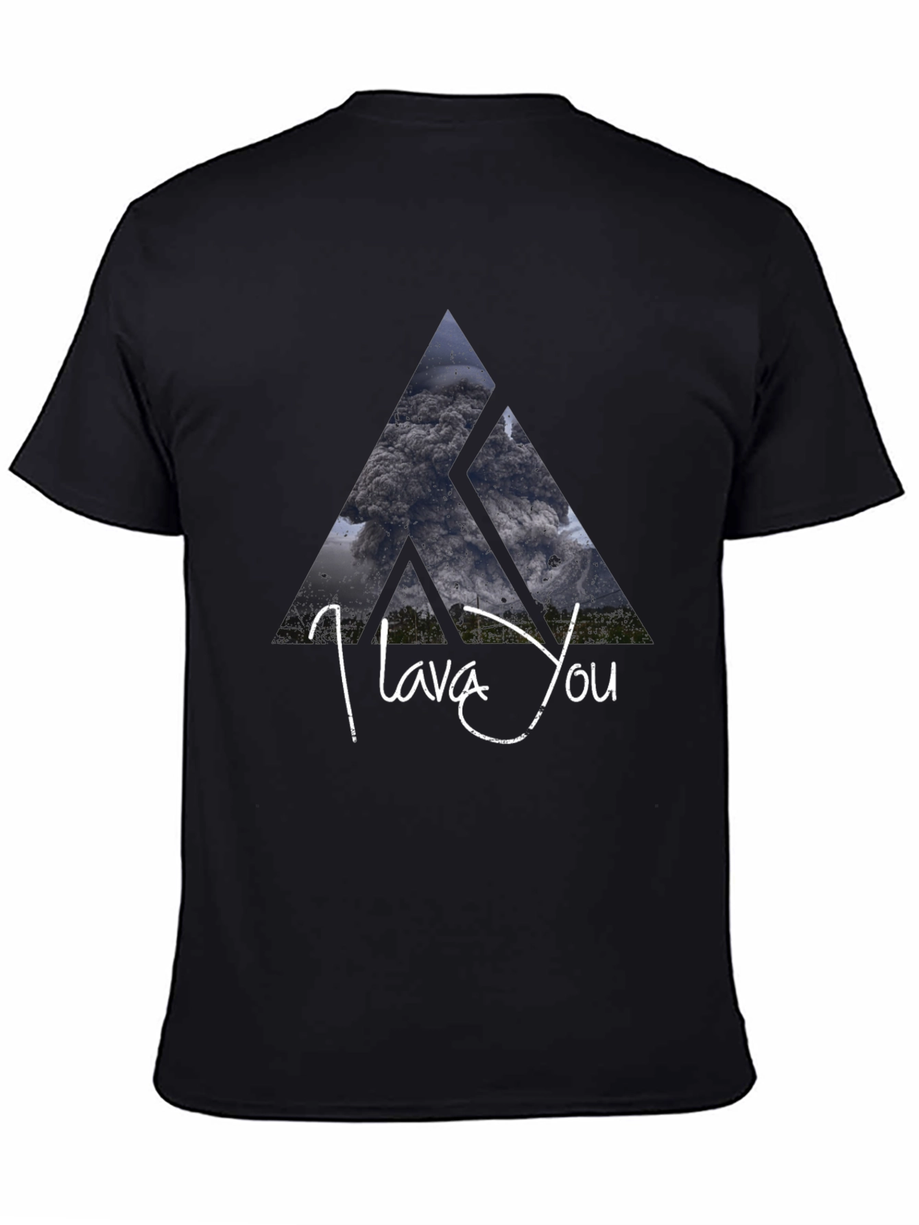 Black I Lava You Graphic Tee - Black view 4