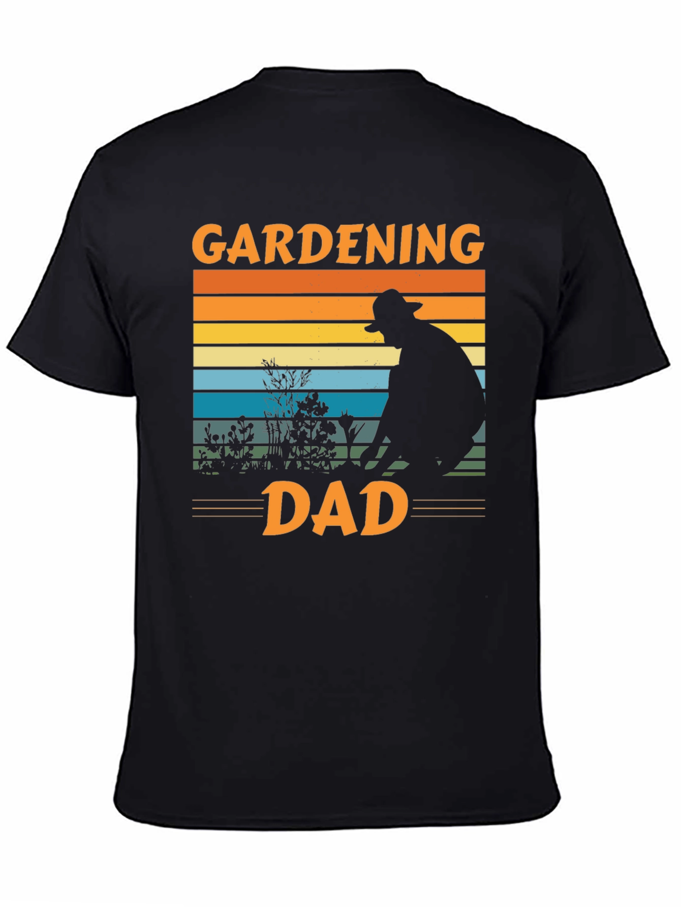 Black Gardening Dad T-Shirt, Father's Day Gift view 4