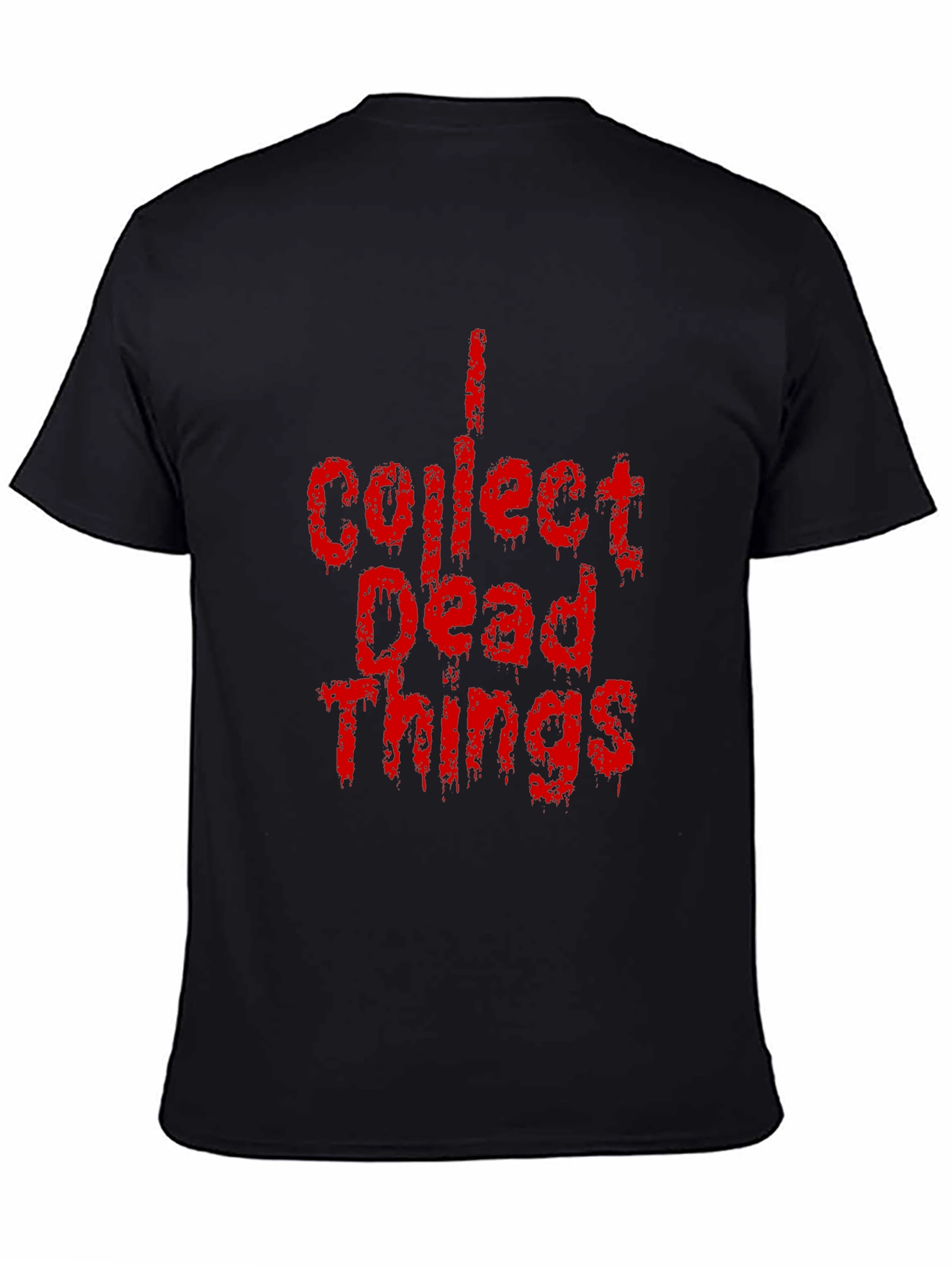 Black I Collect Dead Things Graphic Tee - Black view 4