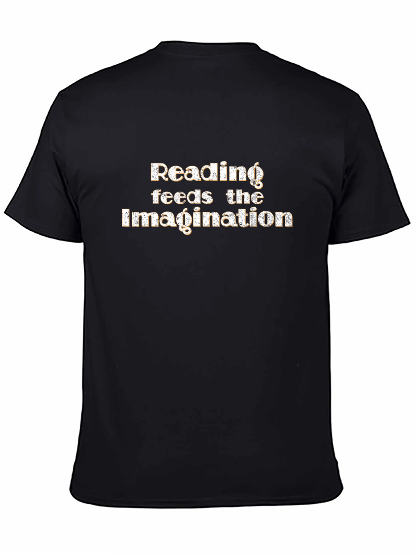 Black Reading Feeds The Imagination Black Graphic Tee view 4