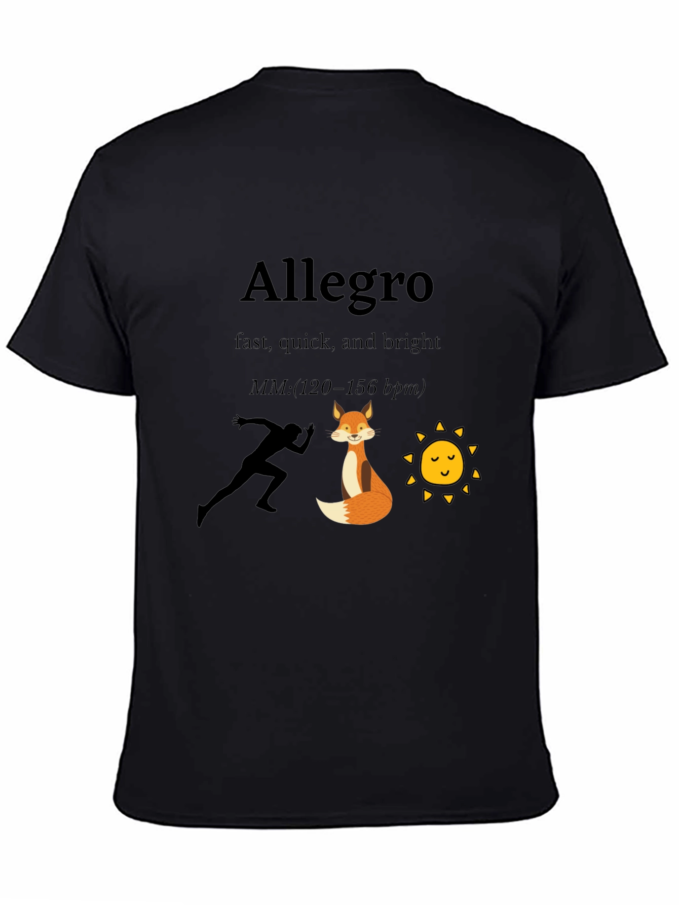 Allegro Speed T-Shirt: Fast, Quick & Bright Design - 4