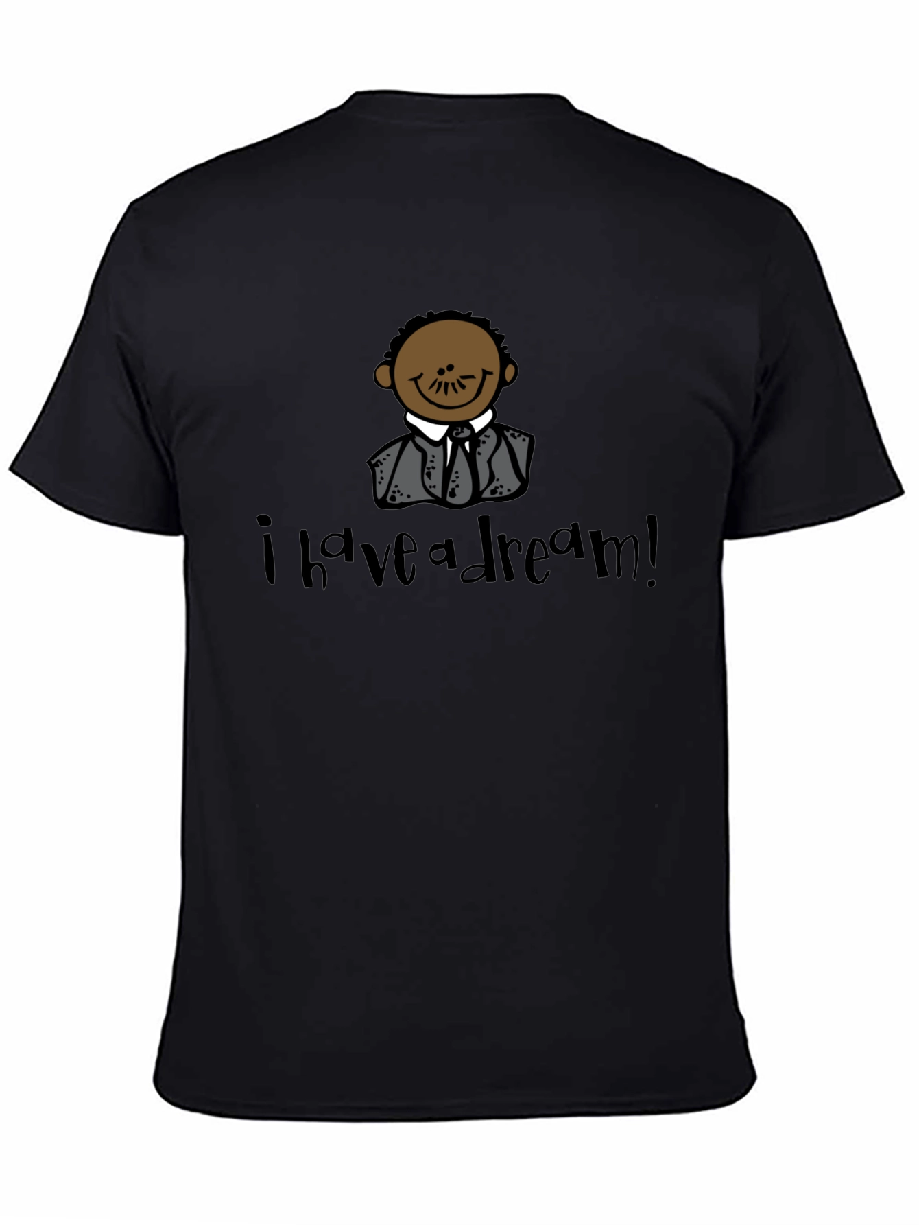 Black I Have a Dream T-Shirt view 4