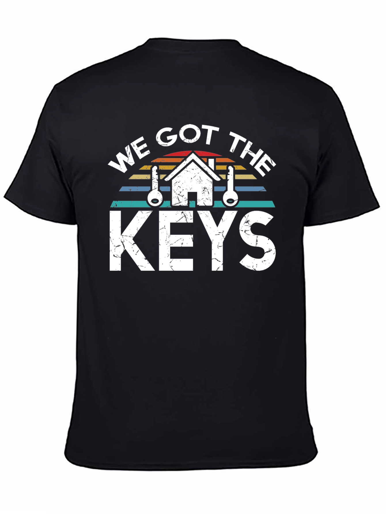 Black We Got The Keys Graphic T-Shirt view 4