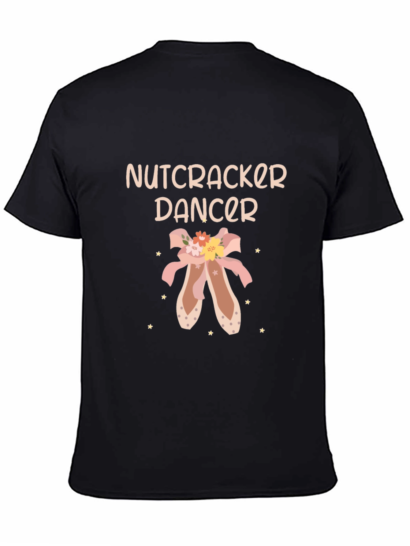 Black Nutcracker Dancer Ballet T-Shirt view 4