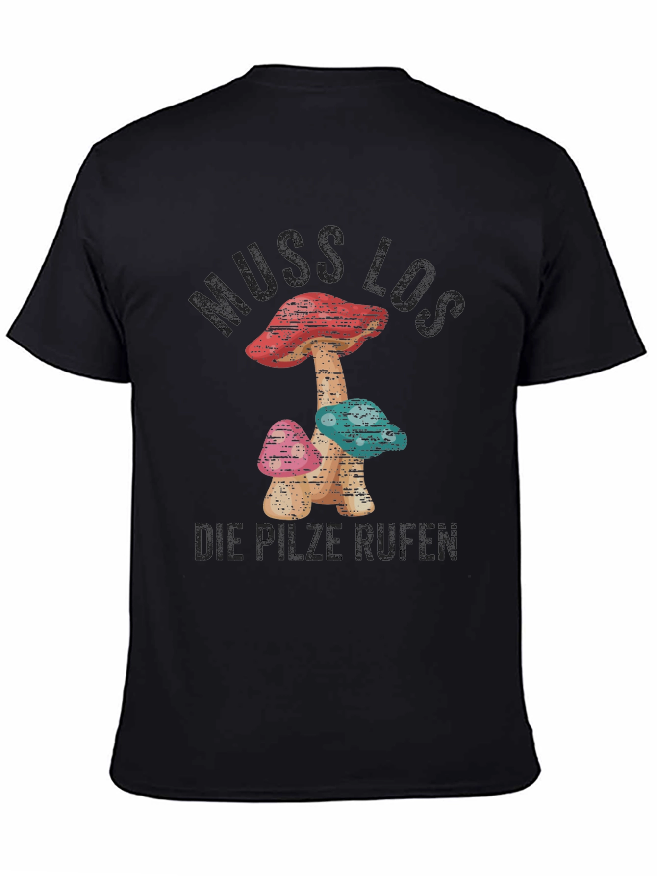 Black Muss Los Mushrooms T-Shirt view 4