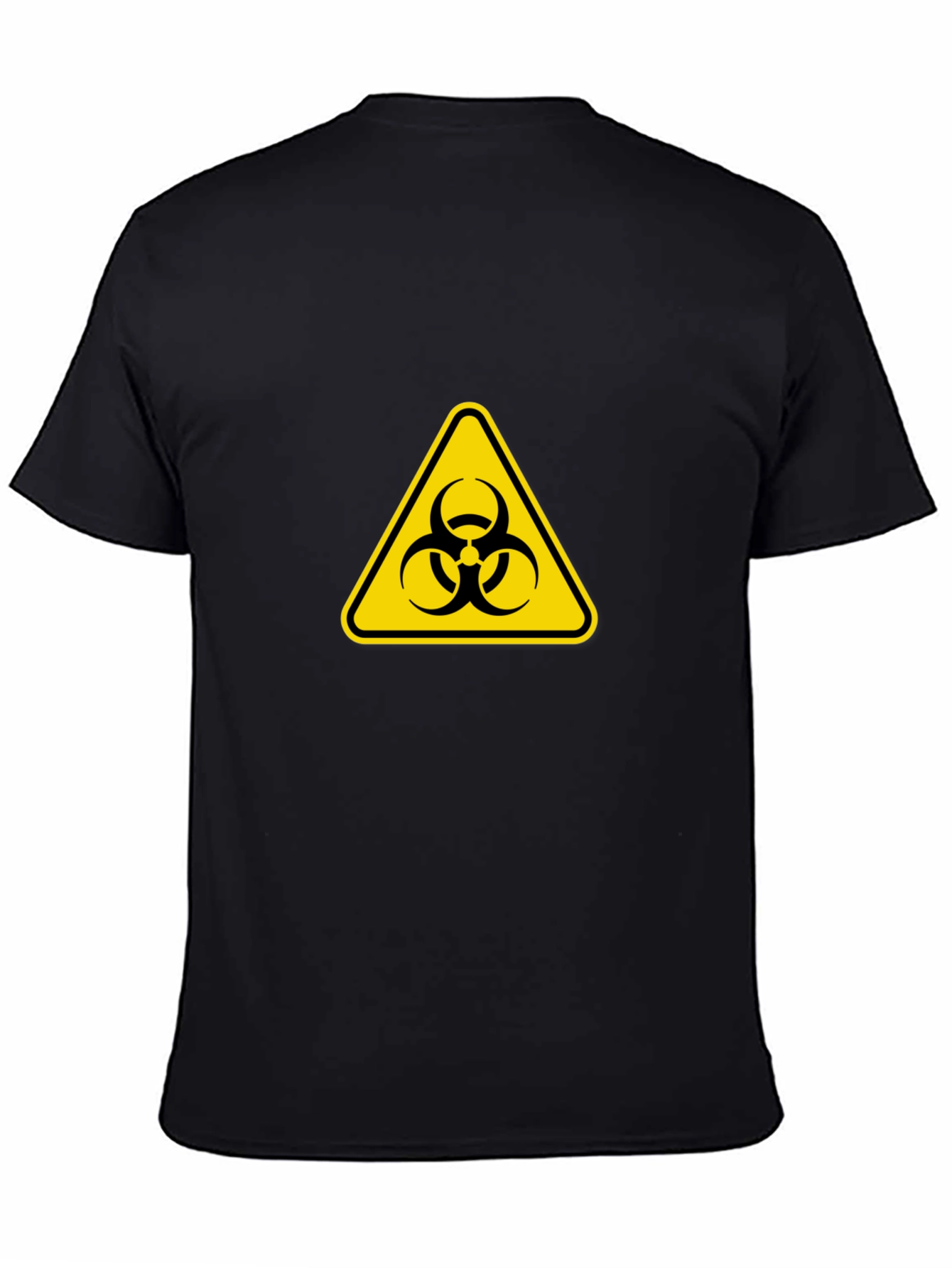 Black Biohazard Symbol T-Shirt - Stylish & Cautionary view 4