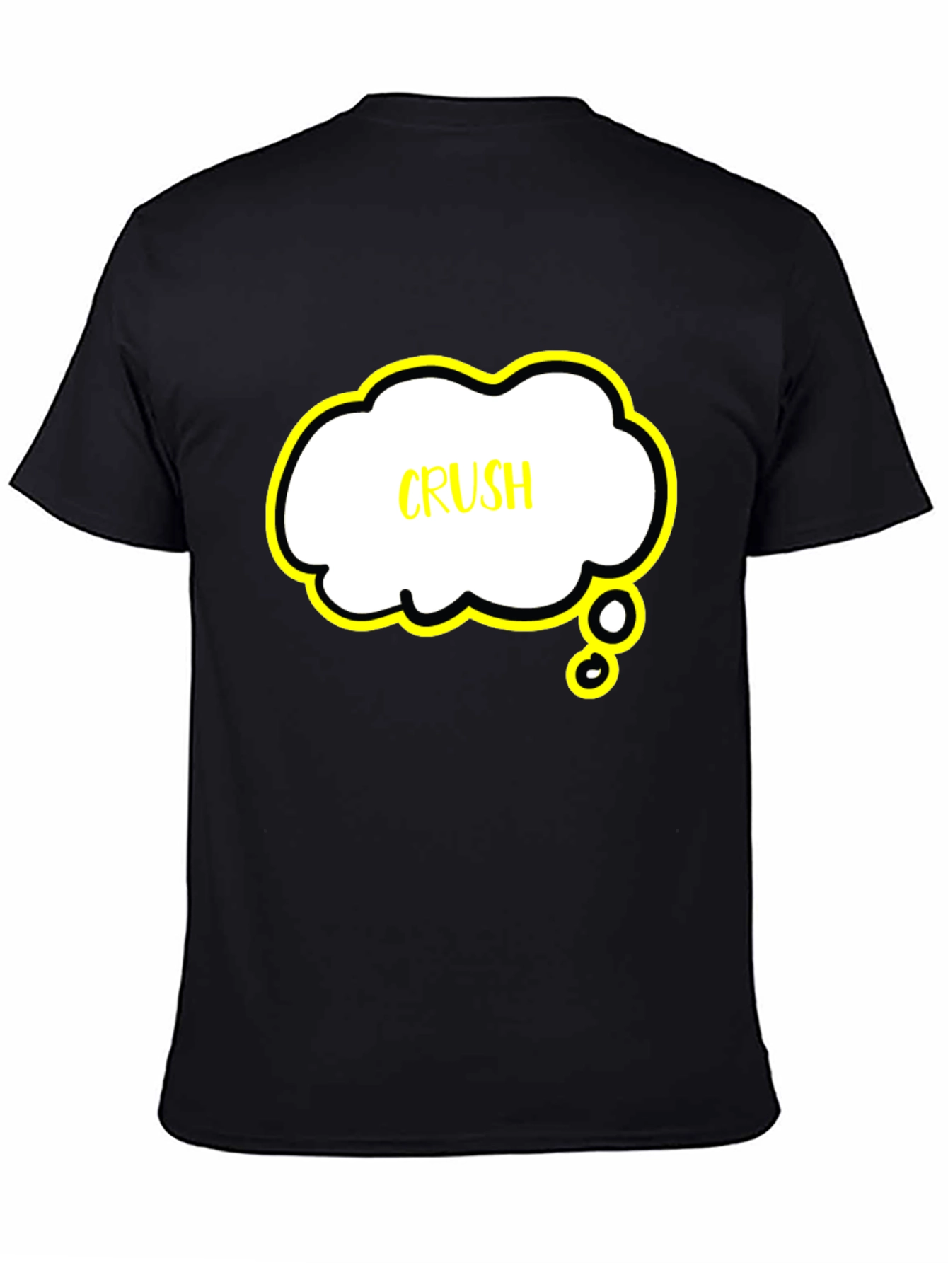 Black Crush T-Shirt - Black Graphic Tee view 4