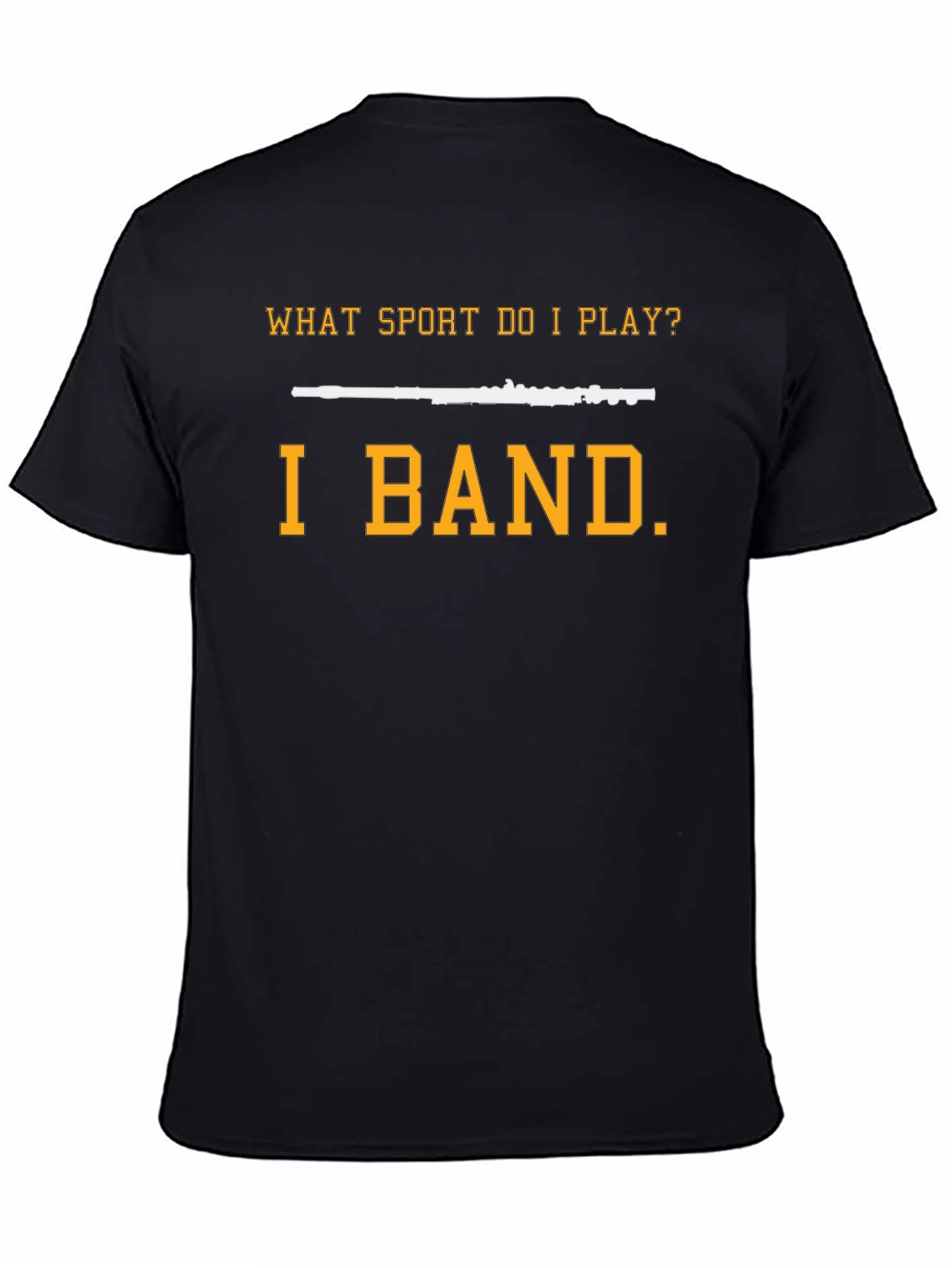 Black Funny I Band T-Shirt - Band Geek Musician Tee view 4