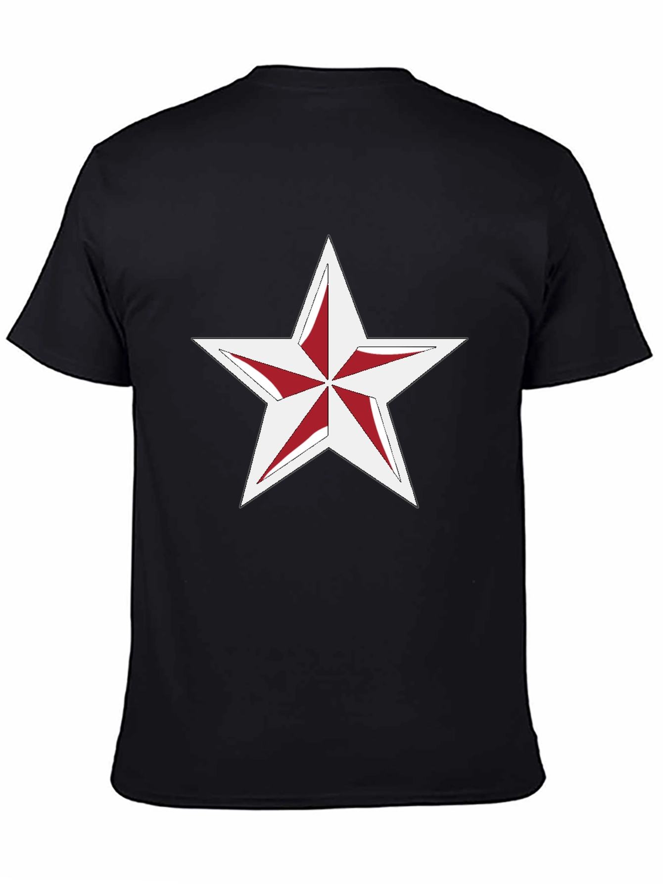 Black Nautical Star Graphic Tee - Classic Black view 4