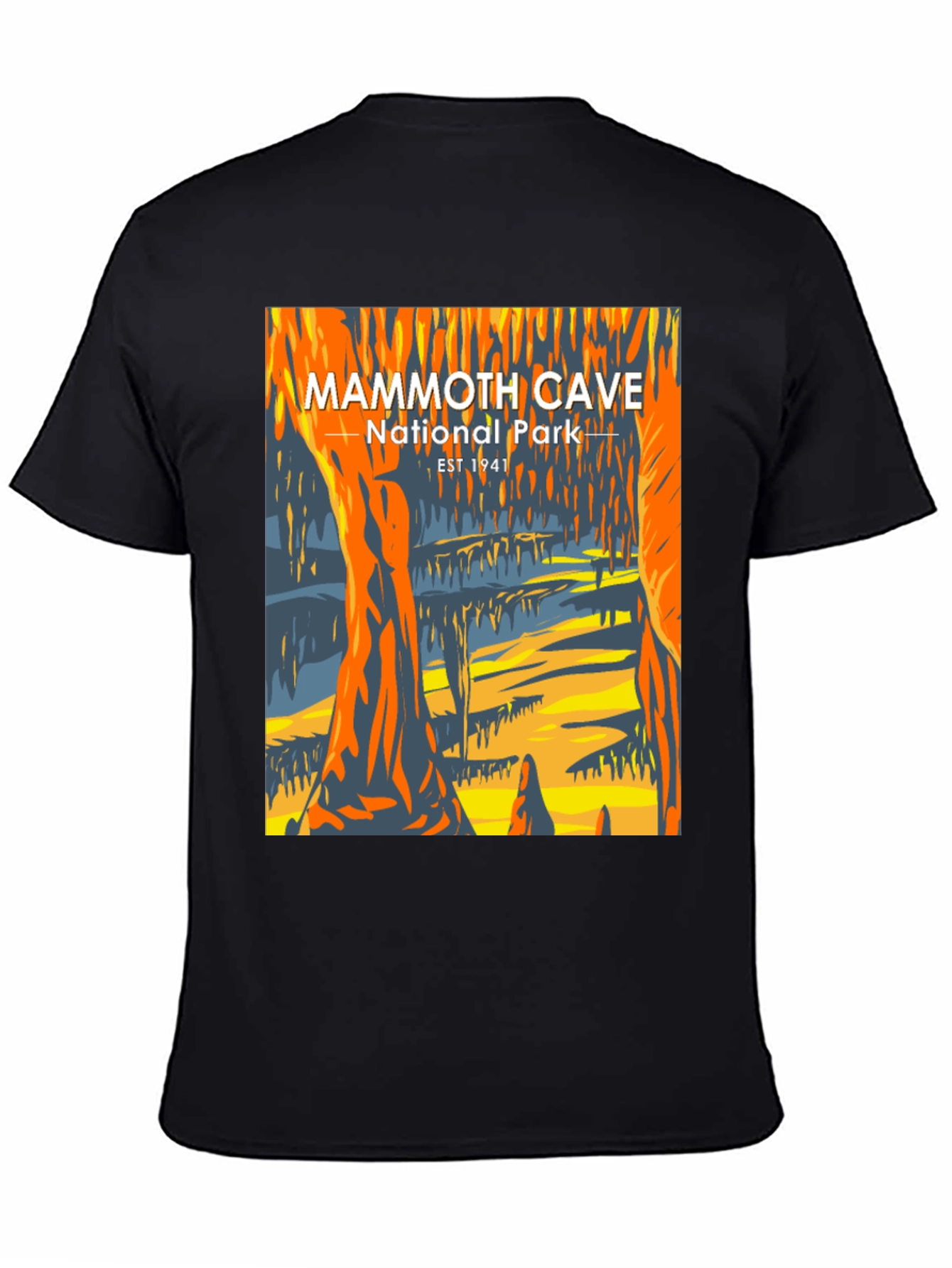 Black Mammoth Cave National Park T-Shirt view 4
