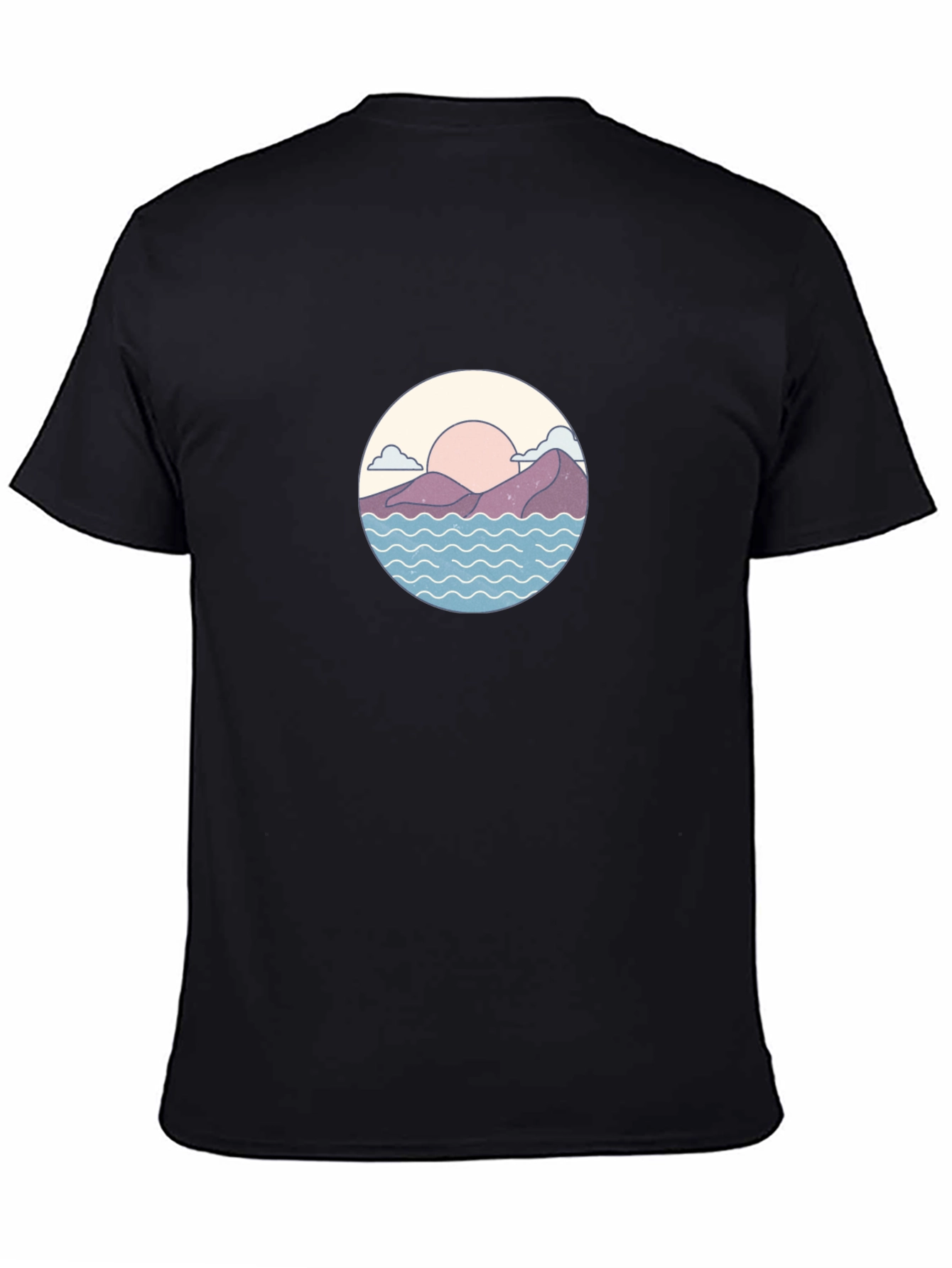 Sunset Wave Graphic Tee - 4