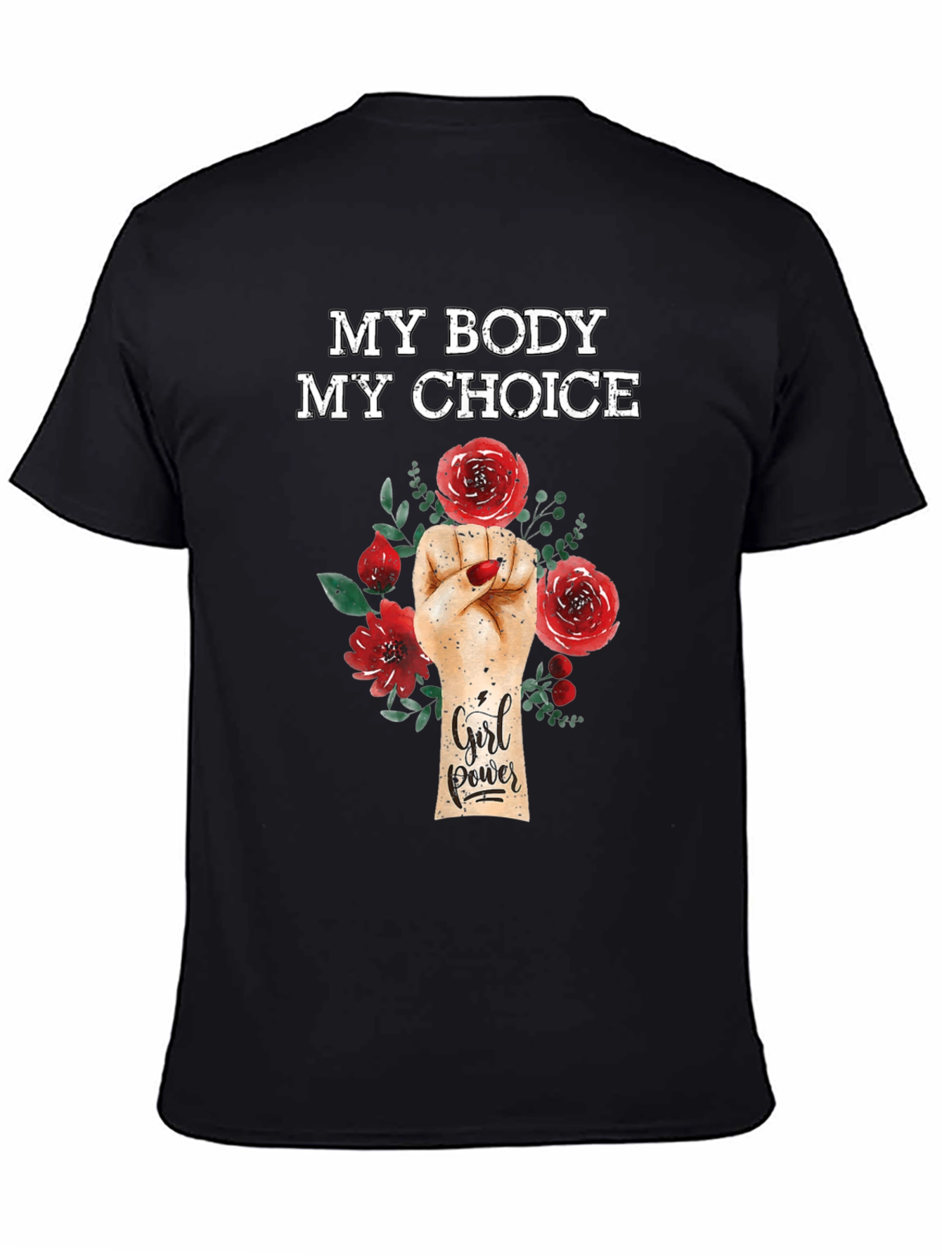 Black My Body My Choice Graphic T-Shirt view 4