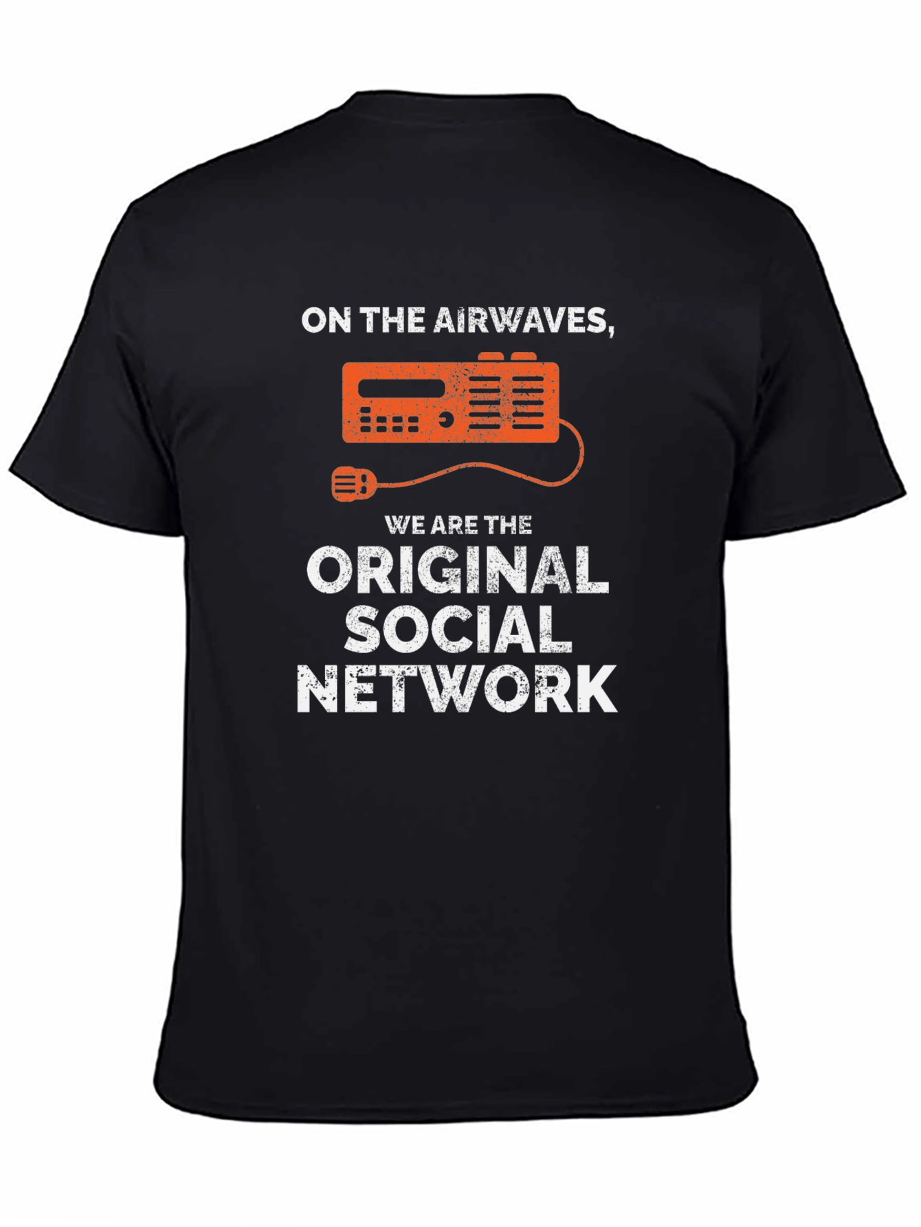 Black On the Airwaves Original Social Network T-Shirt view 4