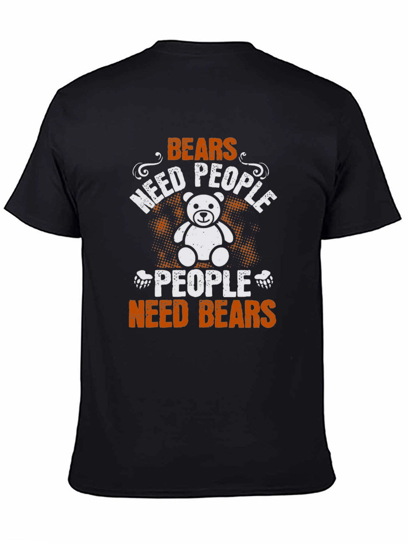Black Bears Need People T-Shirt view 4