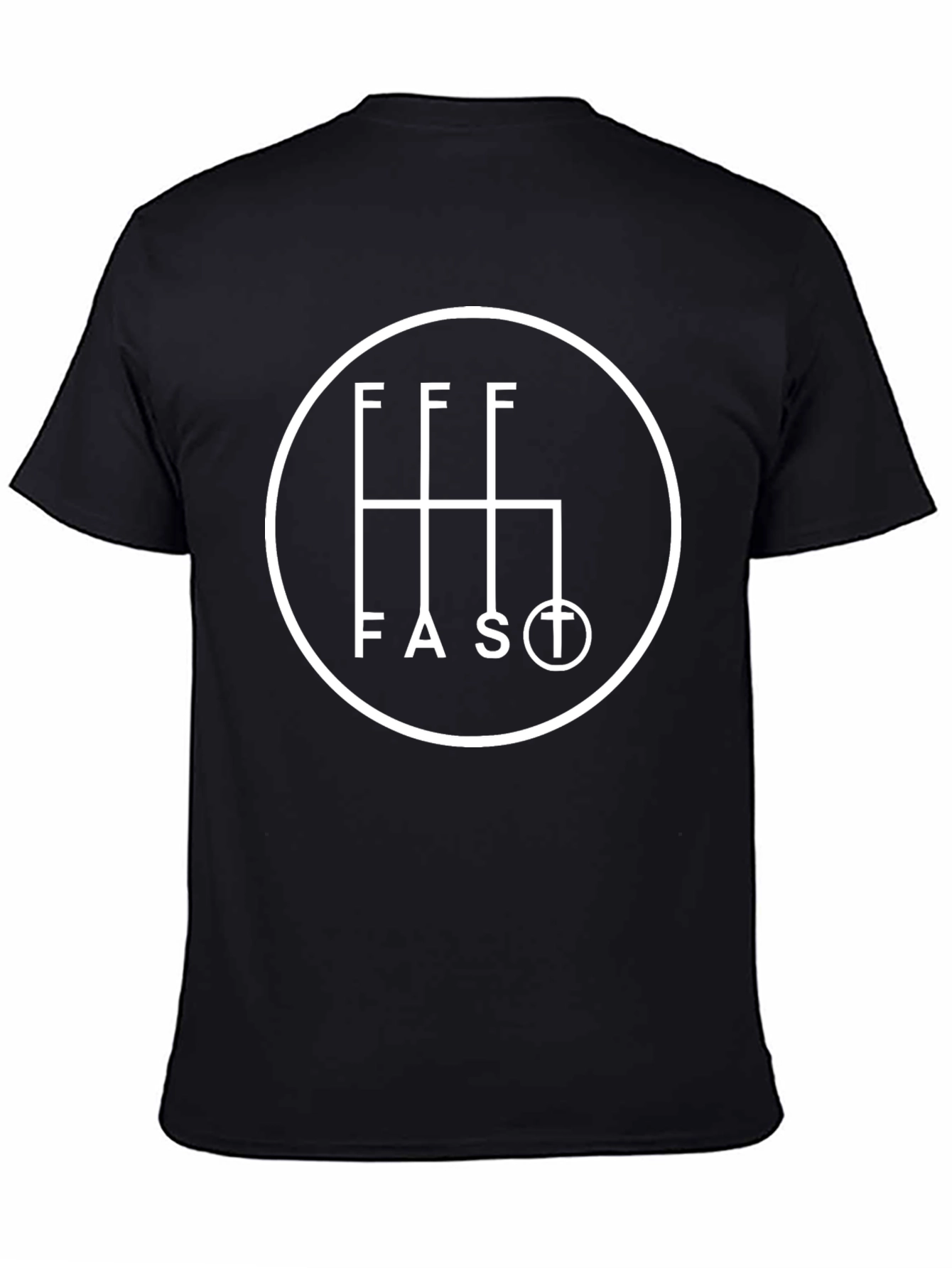 Fast Shift T-Shirt - Black Graphic Tee - 4