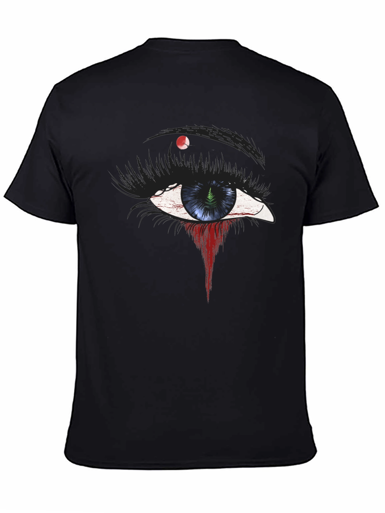 Black Eye Graphic Black T-Shirt view 4