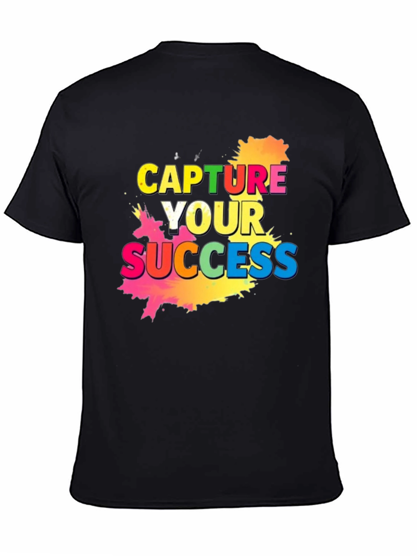 Black Capture Your Success Graphic Tee view 4