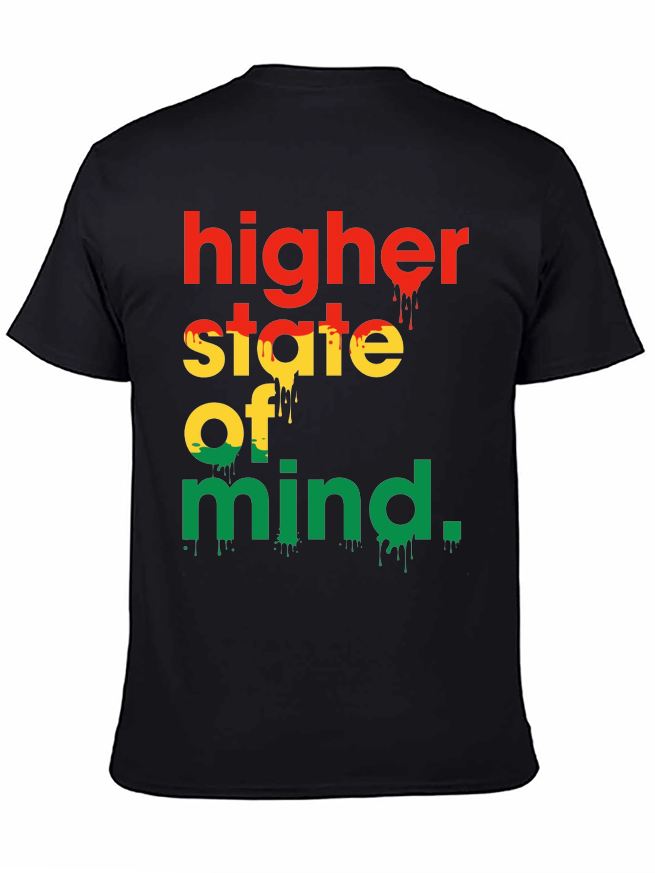 Black Higher State of Mind Graphic Tee view 4