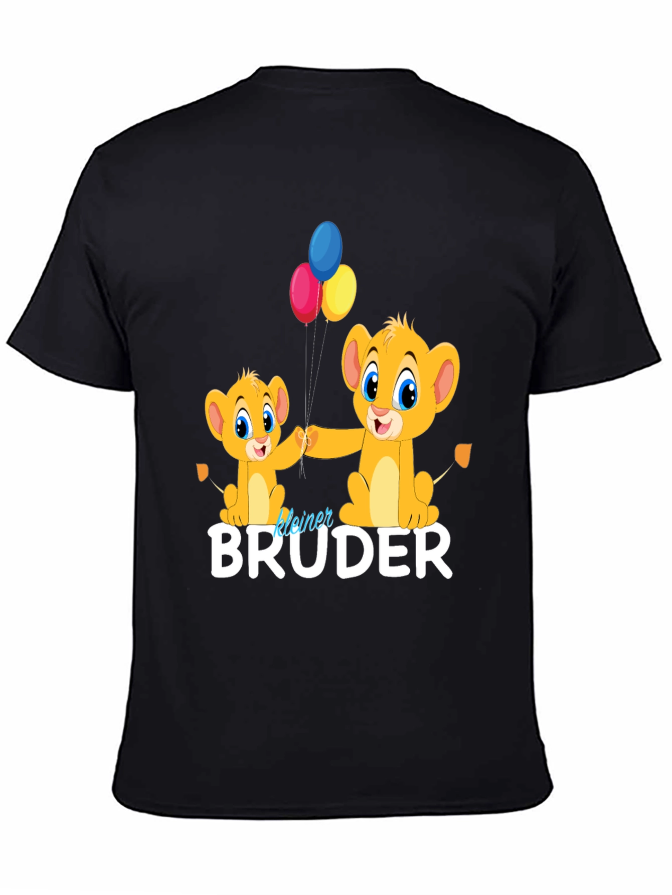 Black Lion King "kleiner BRUDER" T-Shirt view 4