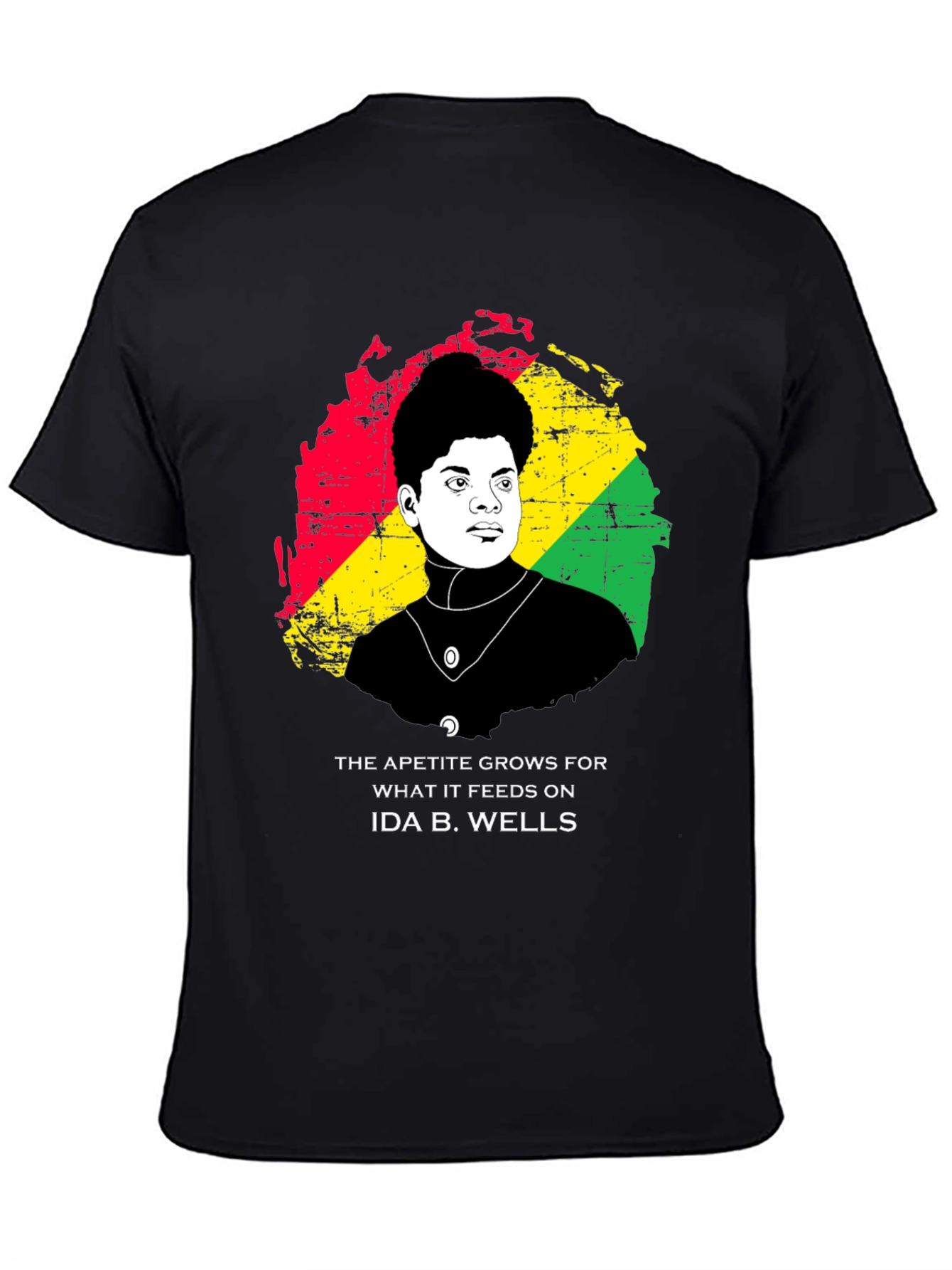 Black Ida B. Wells Graphic T-Shirt - Black view 4