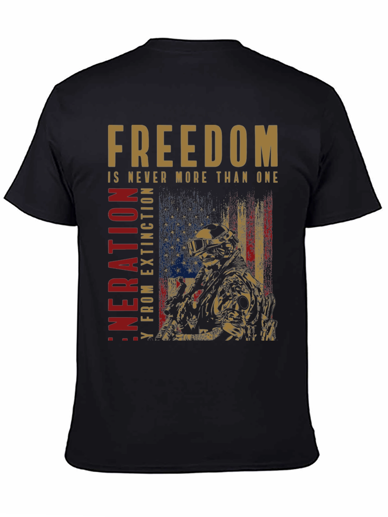 Black Freedom Generation T-Shirt view 4