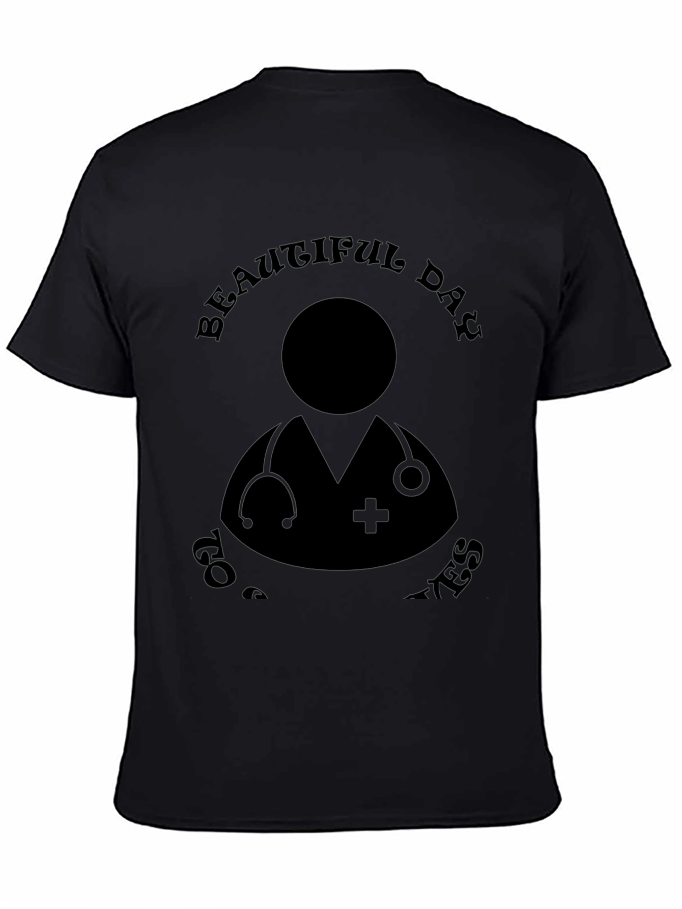 Black Beautiful Day To Save Lives Graphic Tee - Unisex view 4