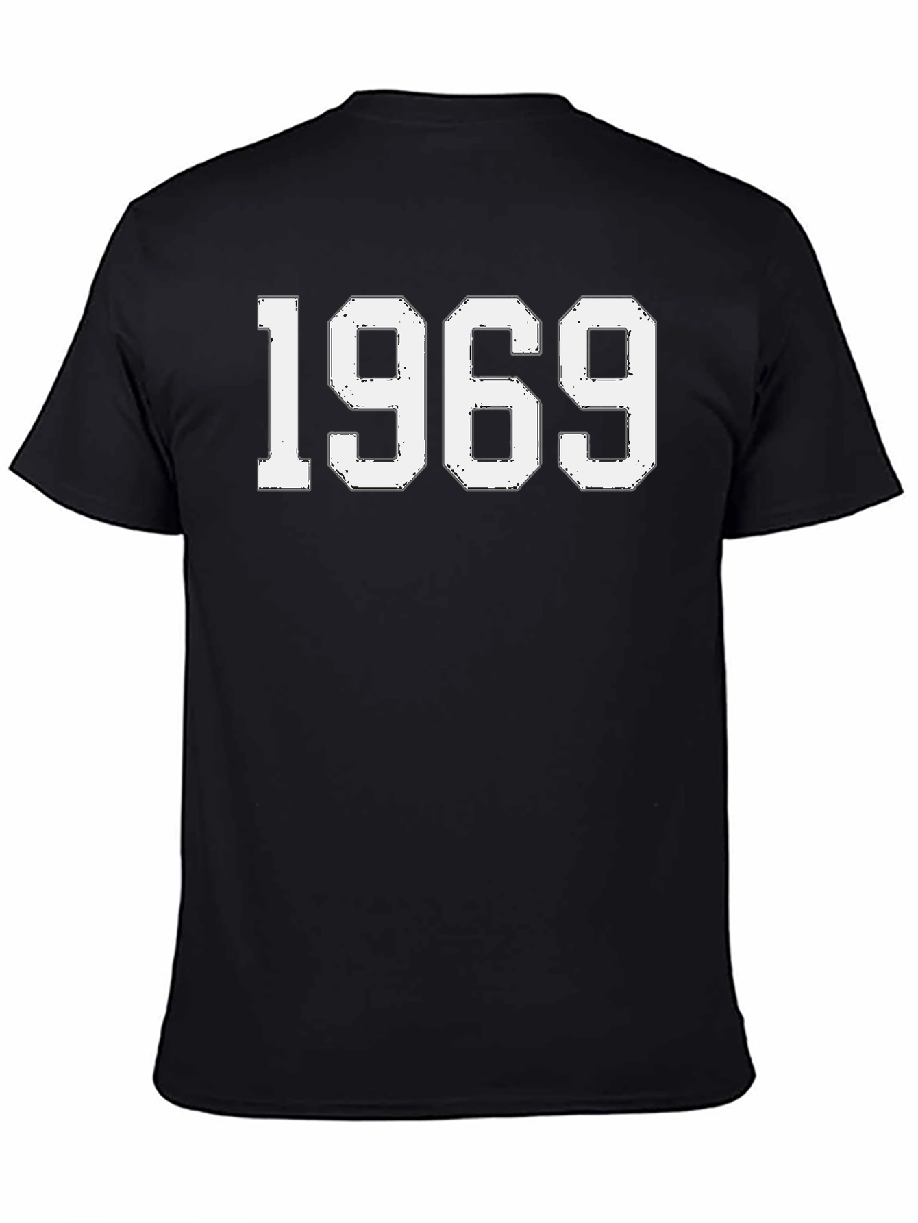 Black 1969 Graphic Tee - Classic Year T-Shirt view 4