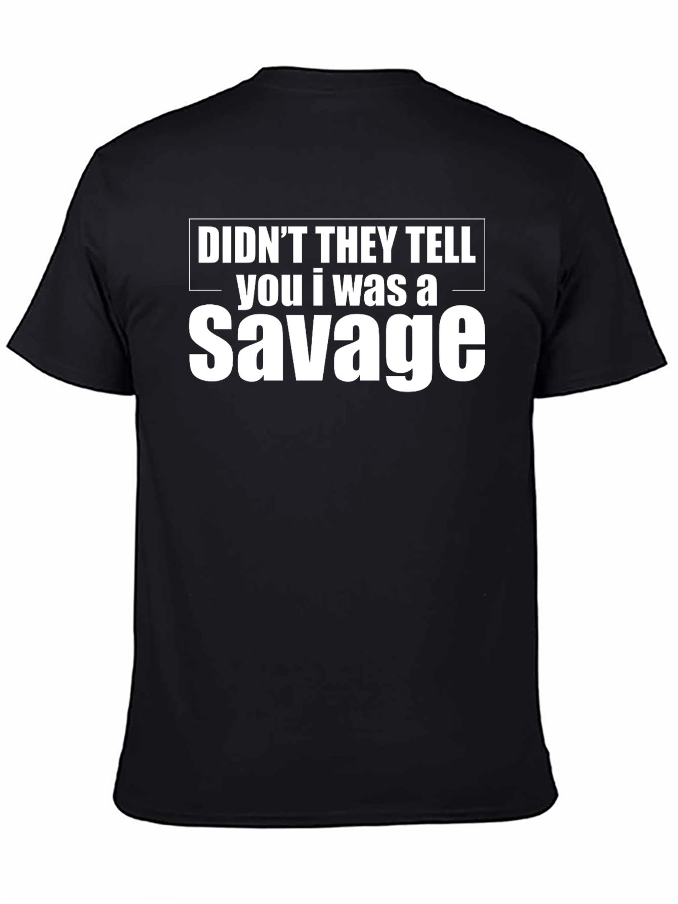 Black Savage T-Shirt - Men's Graphic Tee view 4