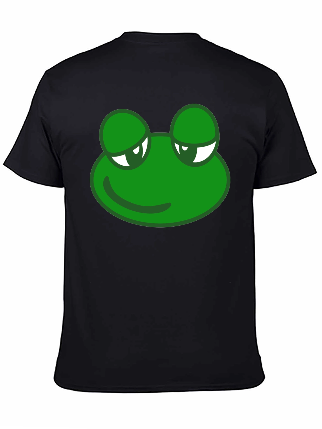 Black Cool Frog Graphic T-Shirt - Black view 4