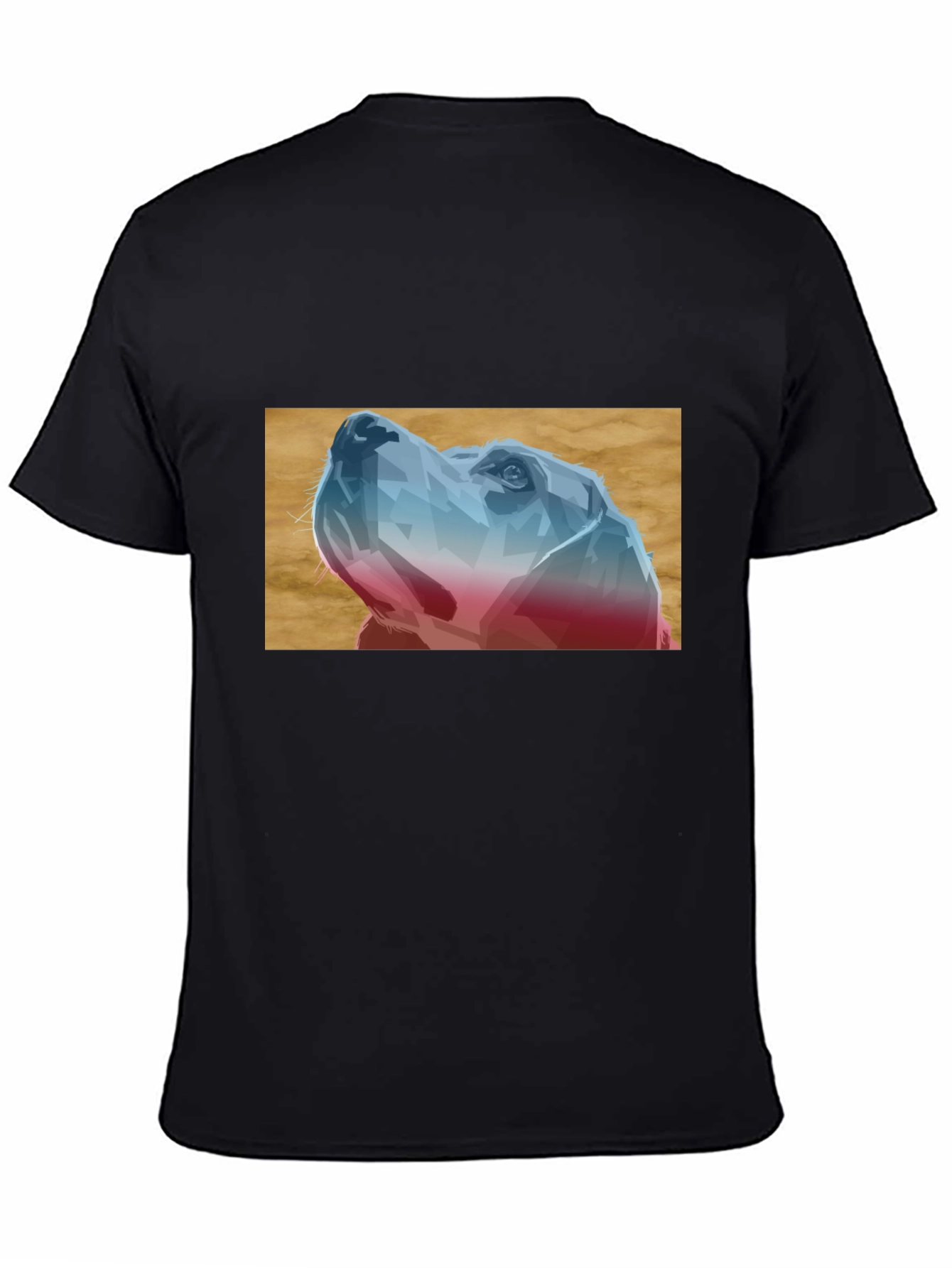 Black Dog Art Black T-Shirt view 4