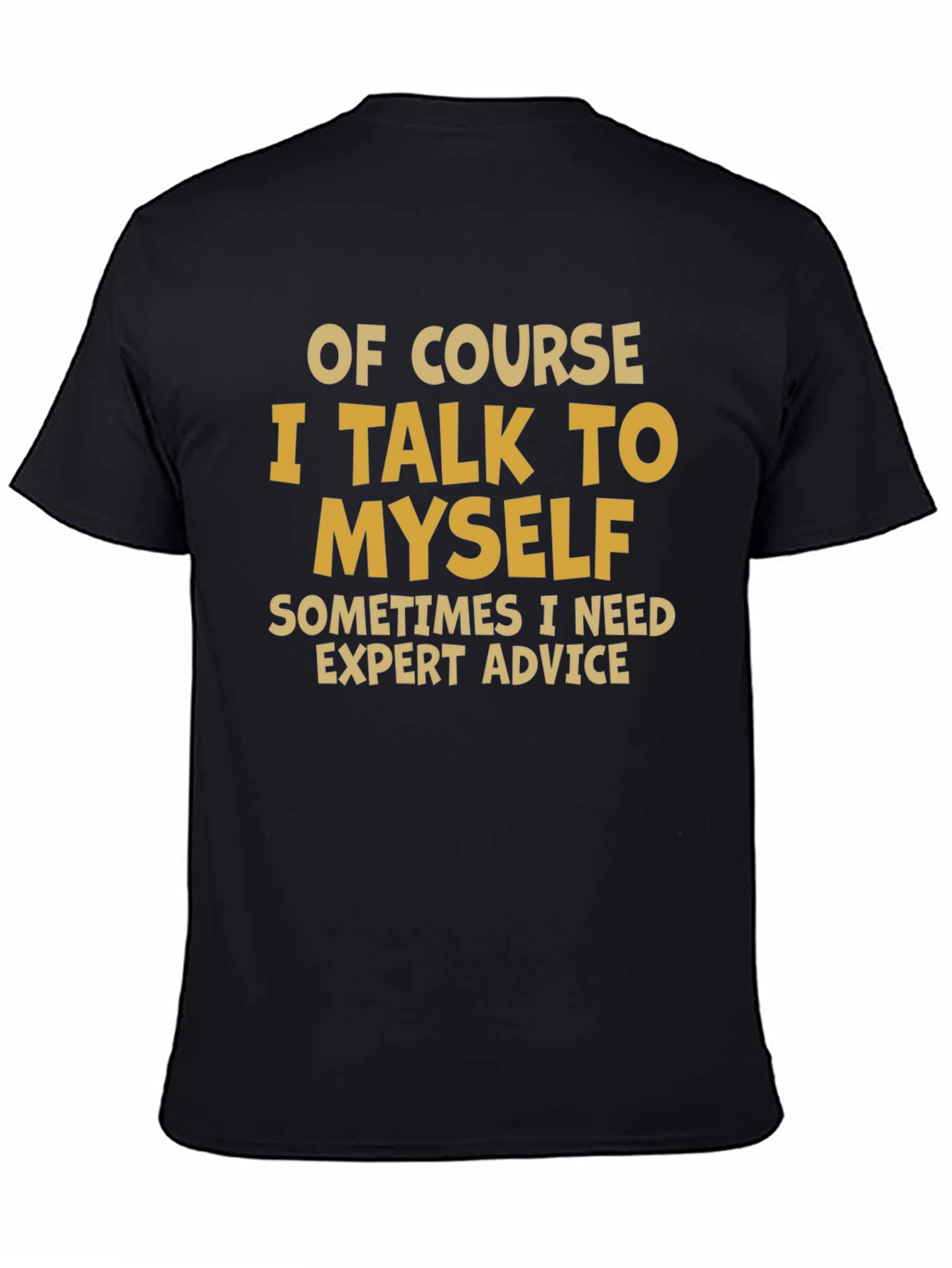 Black Expert Advice T-Shirt - Funny Novelty Tee view 4