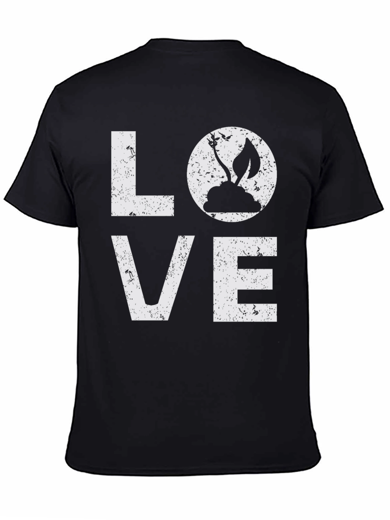 Black Love Gardening T-Shirt - Plant Lovers Tee view 4