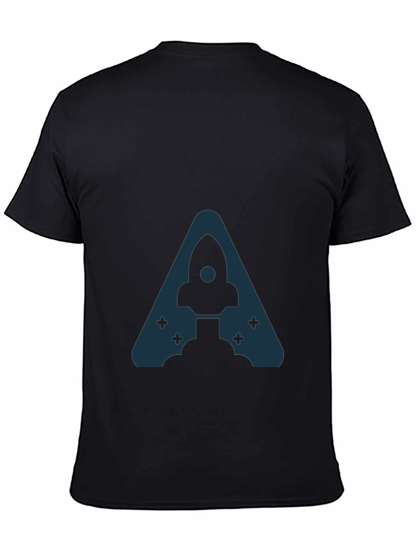 Black Rocket Gamer T-Shirt - Soft Cotton Graphic Tee view 4
