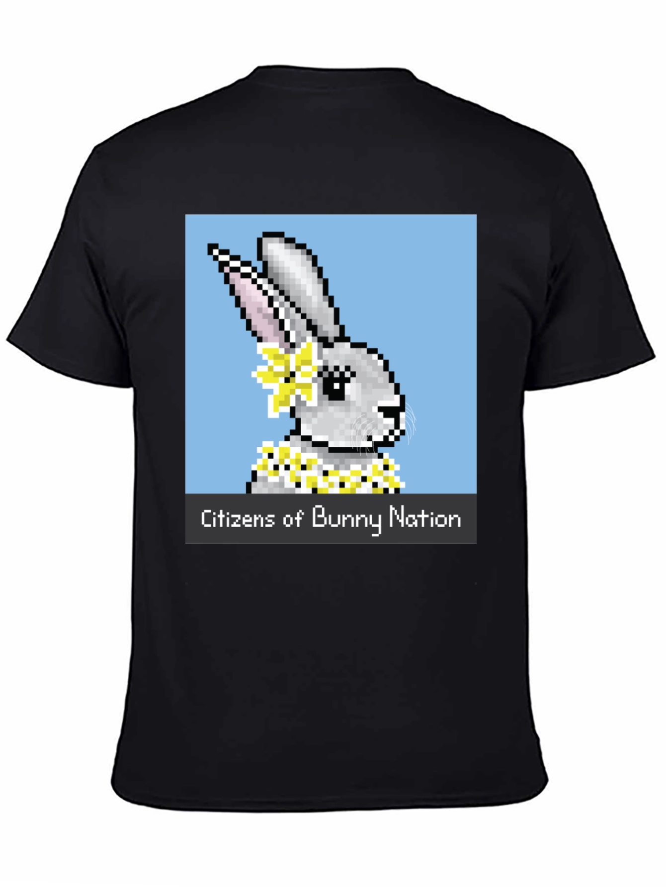 Black Citizens of Bunny Nation T-Shirt view 4