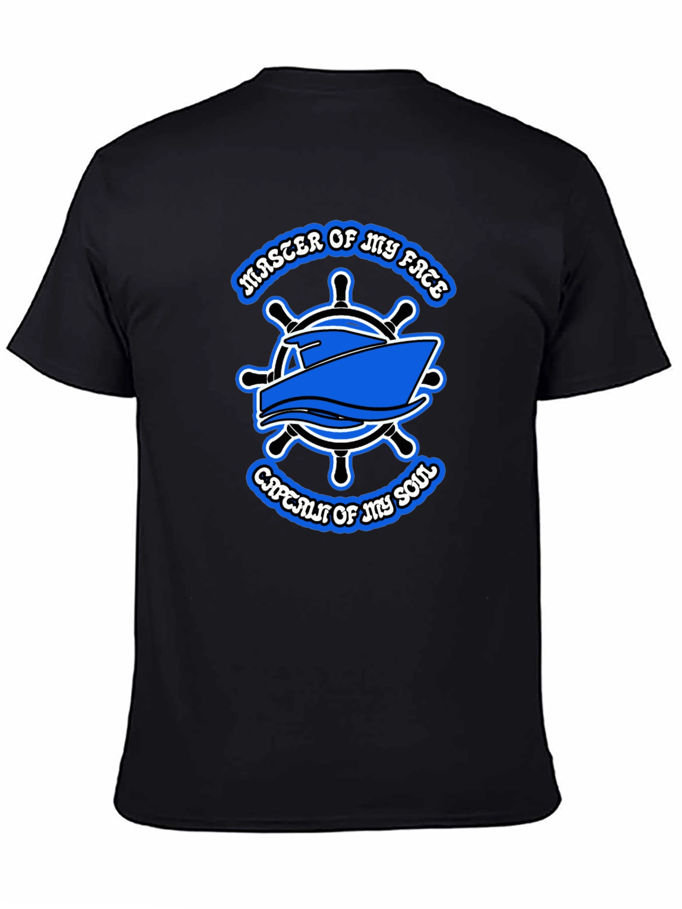 Nautical Theme T-Shirt - Master of My Fate, Captain of My Soul - 4