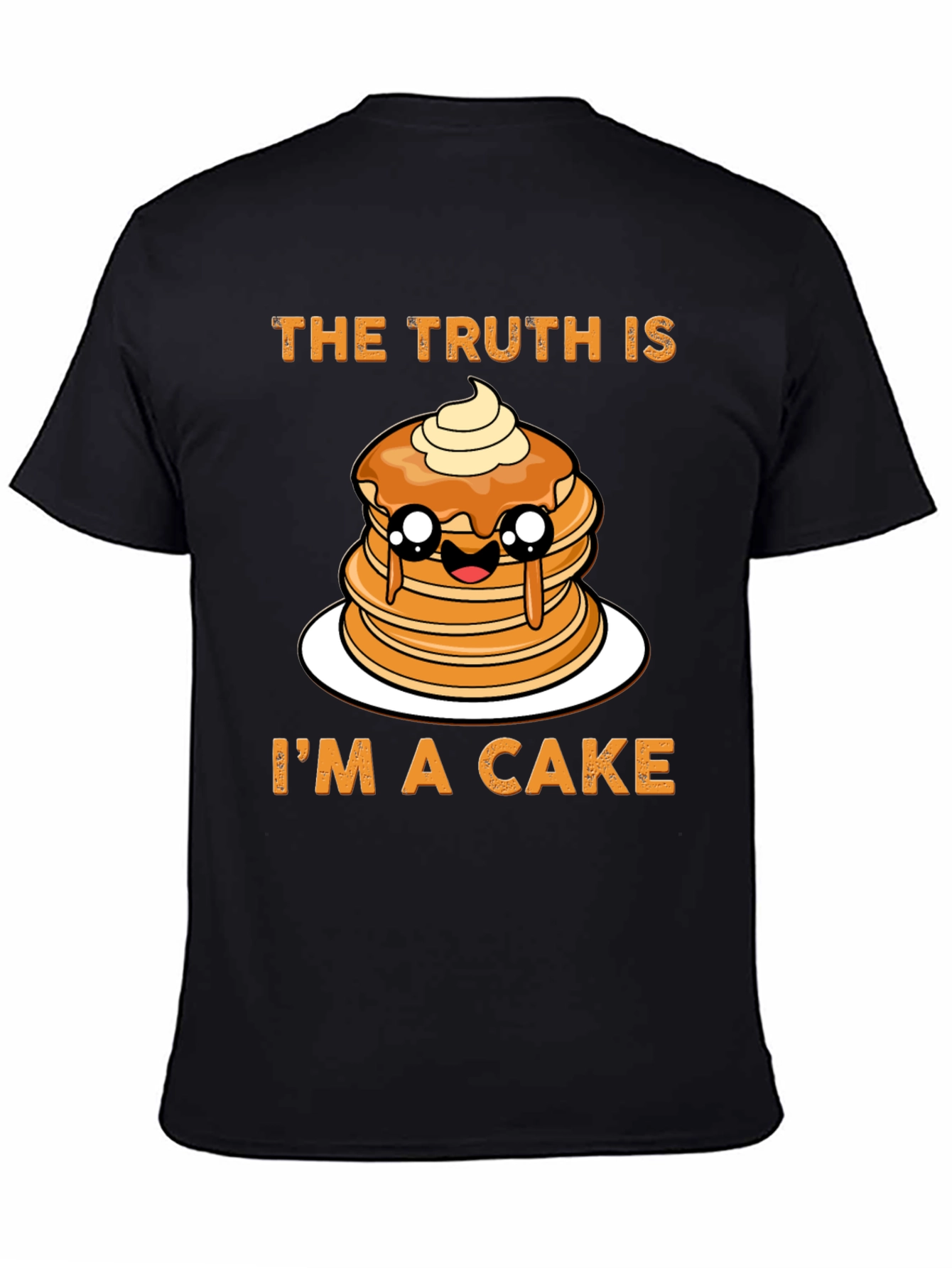 Black The Truth Is I'm A Cake T-Shirt view 4