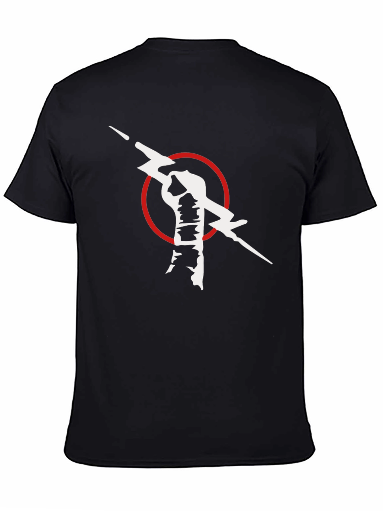 Black Rebel Fist Graphic T-Shirt - Black view 4