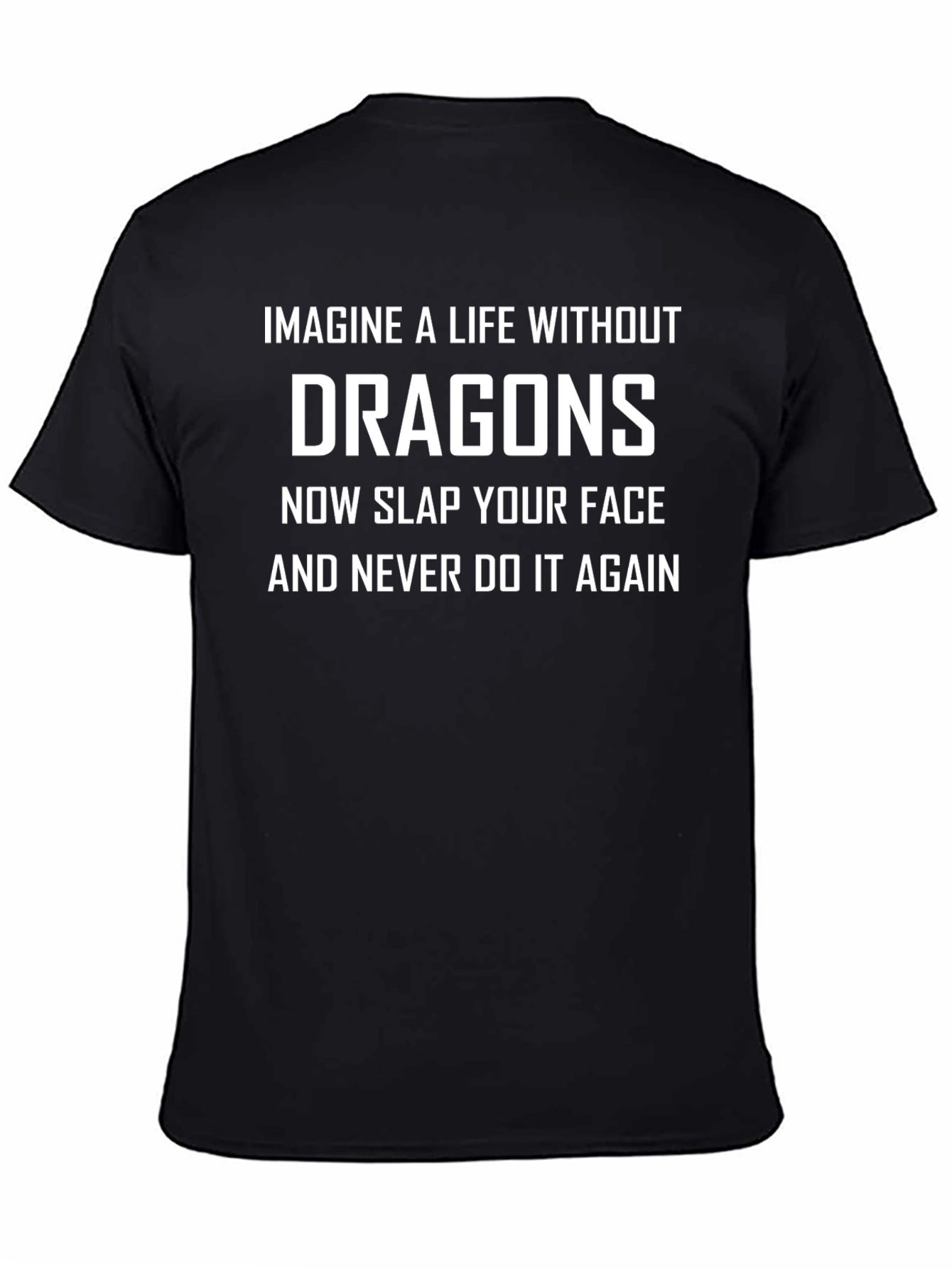 Black Imagine Dragons T-Shirt Funny Novelty Gift Tee view 4