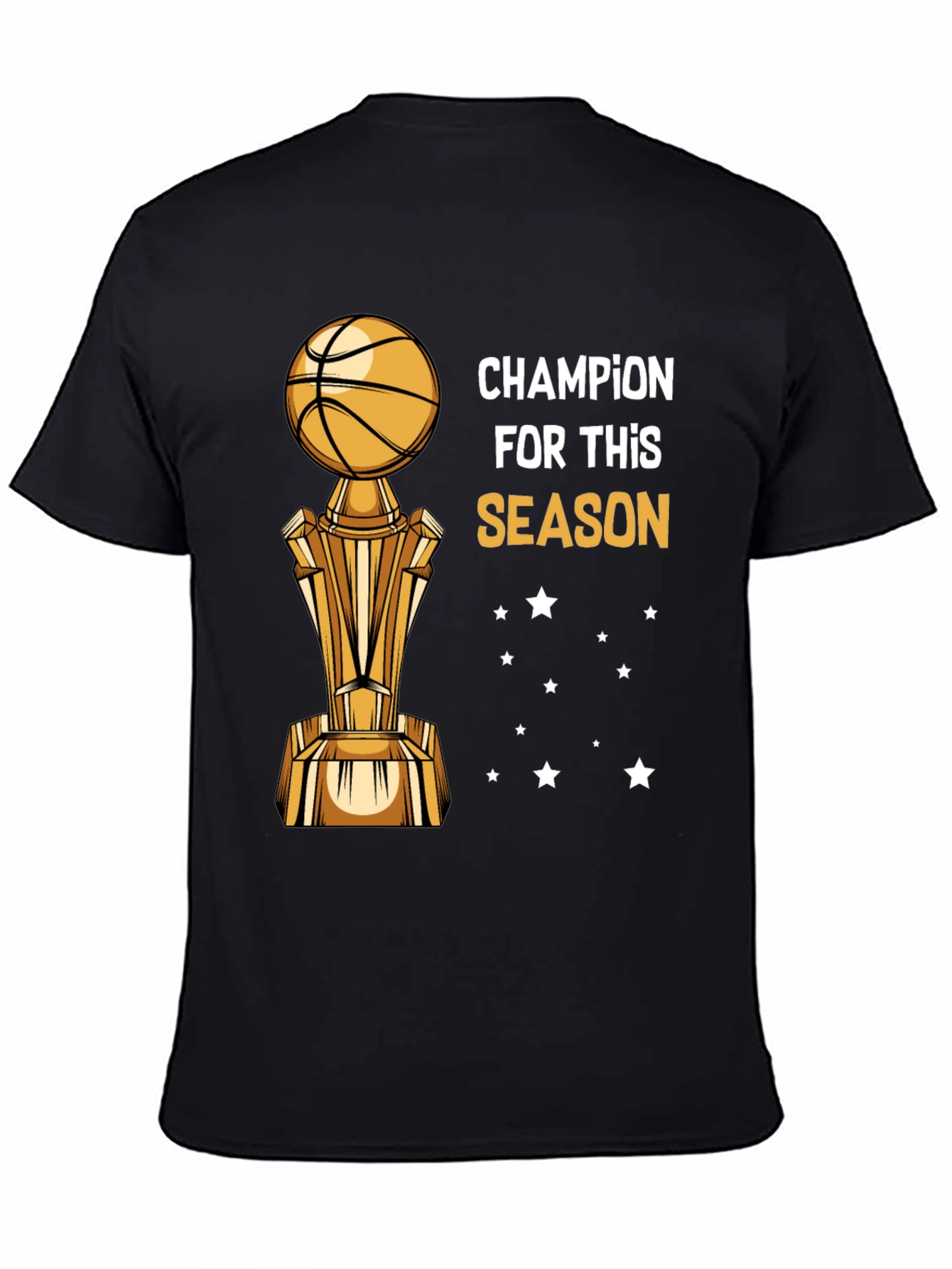 Black Basketball Champion T-Shirt view 4