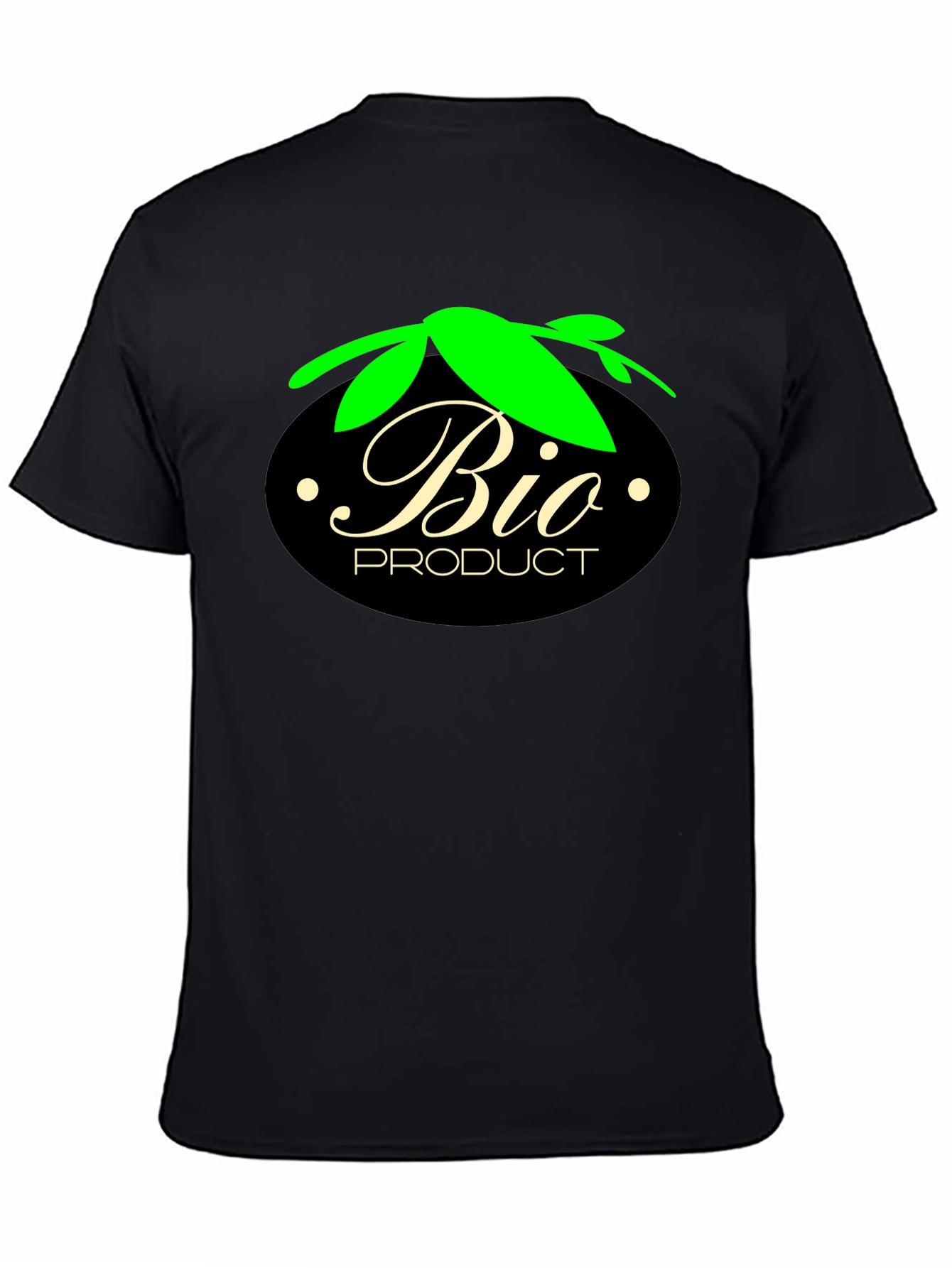Black Bio Product Black T-Shirt - Eco-Friendly Style view 4