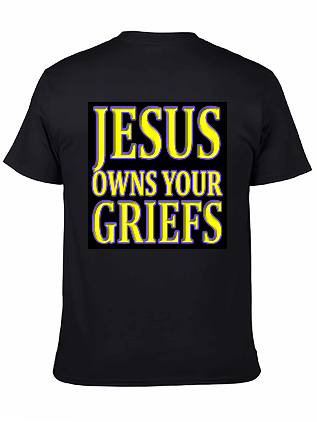 Black Jesus Owns Your Griefs T-Shirt view 4