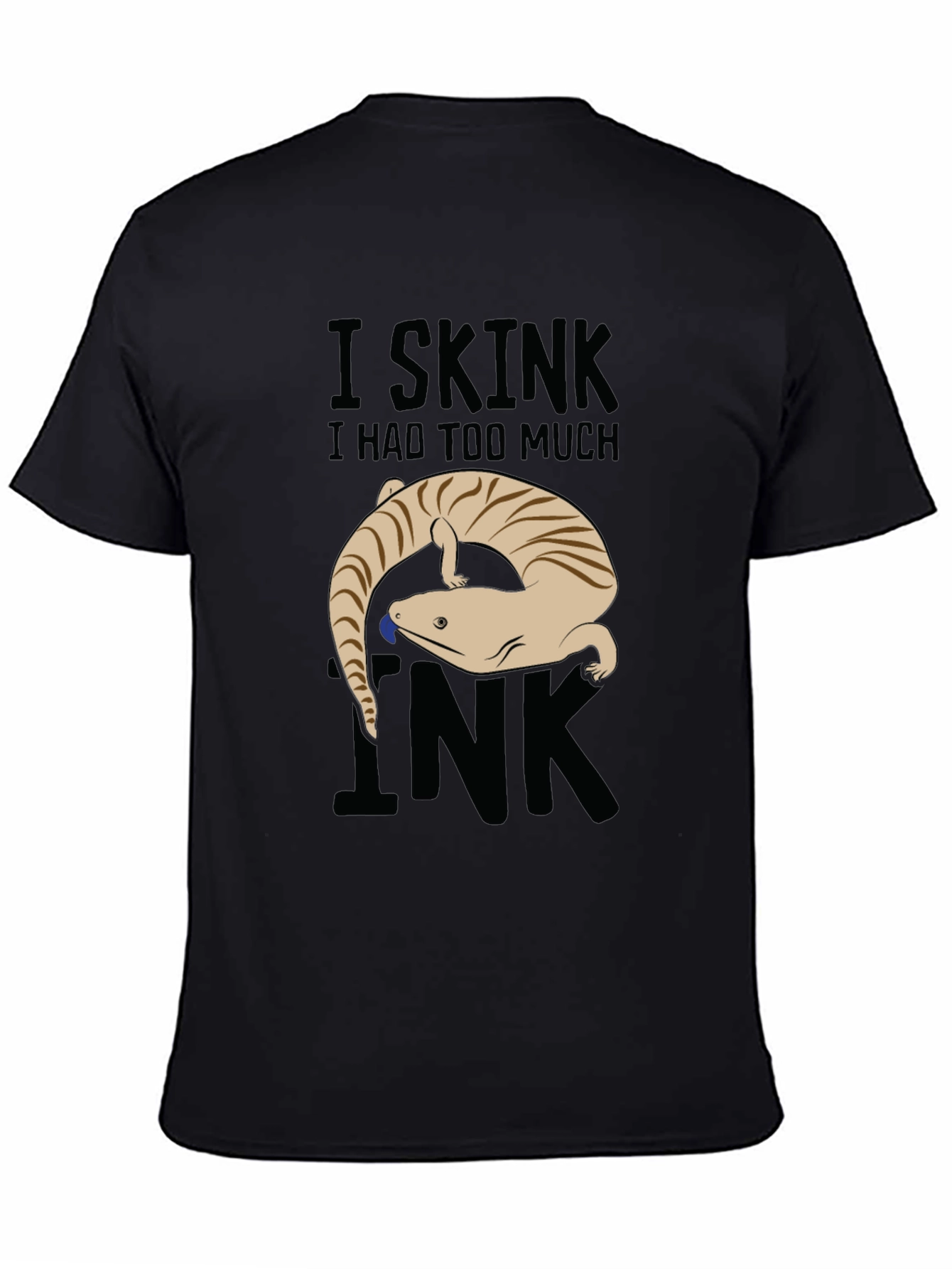 Black I Skink I Had Too Much Ink Graphic Tee view 4