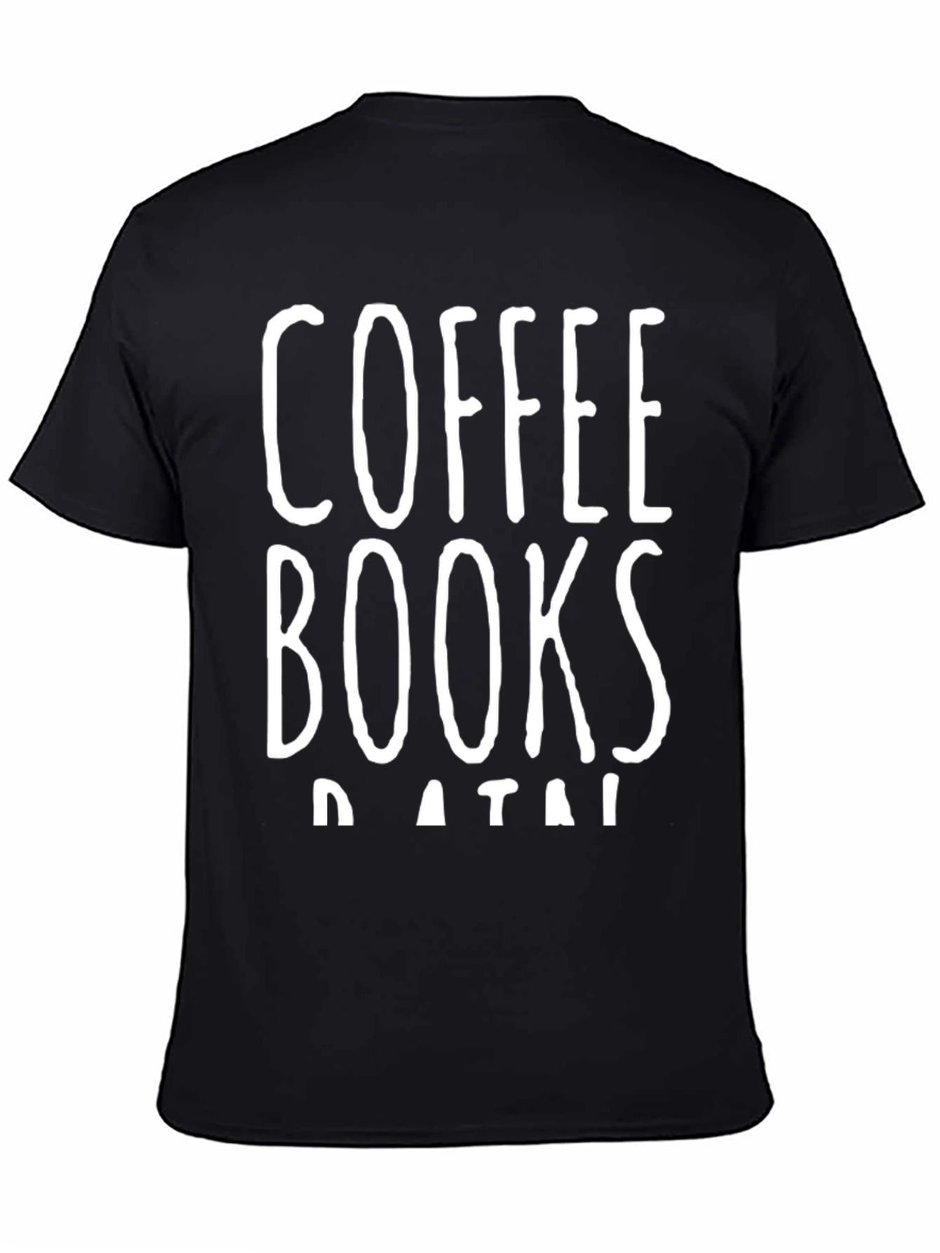 Black Coffee, Books, Data T-Shirt - Unisex view 4