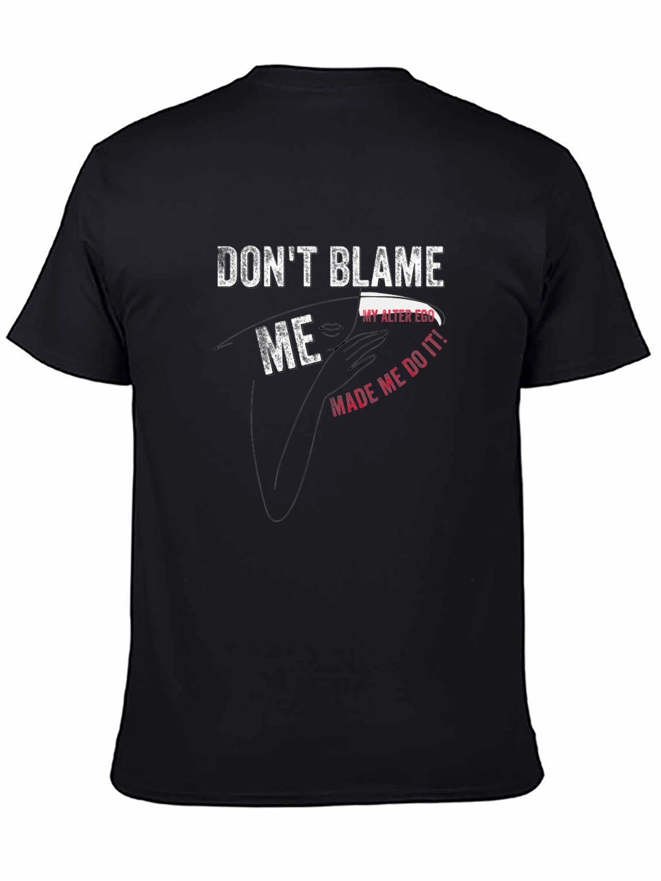 Black Don't Blame Me Alter Ego Graphic Tee view 4