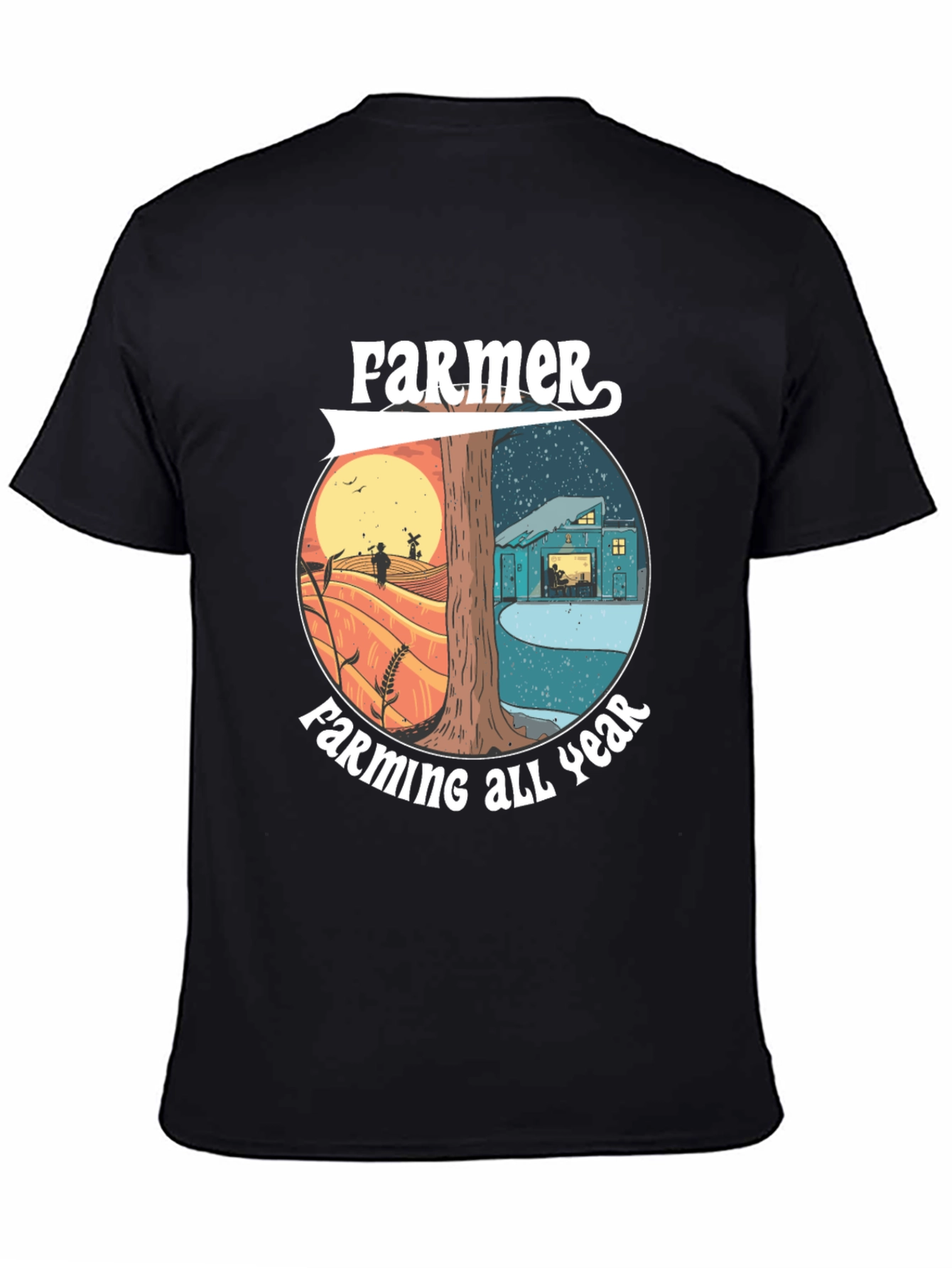 Black Farmer All Year Round Graphic Tee - Cotton Blend view 4
