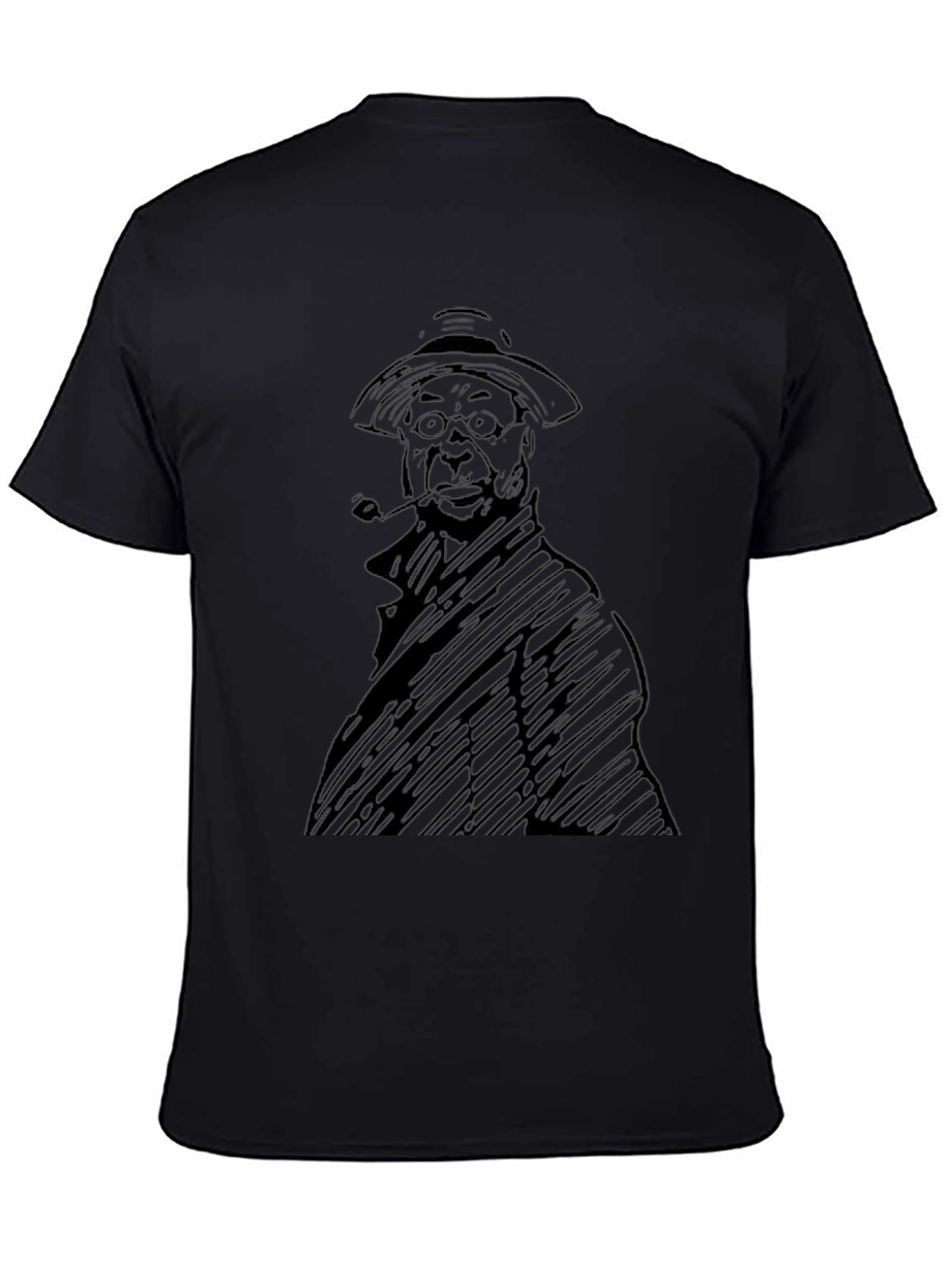 Black Black T-Shirt - Professor Calculus Design view 4