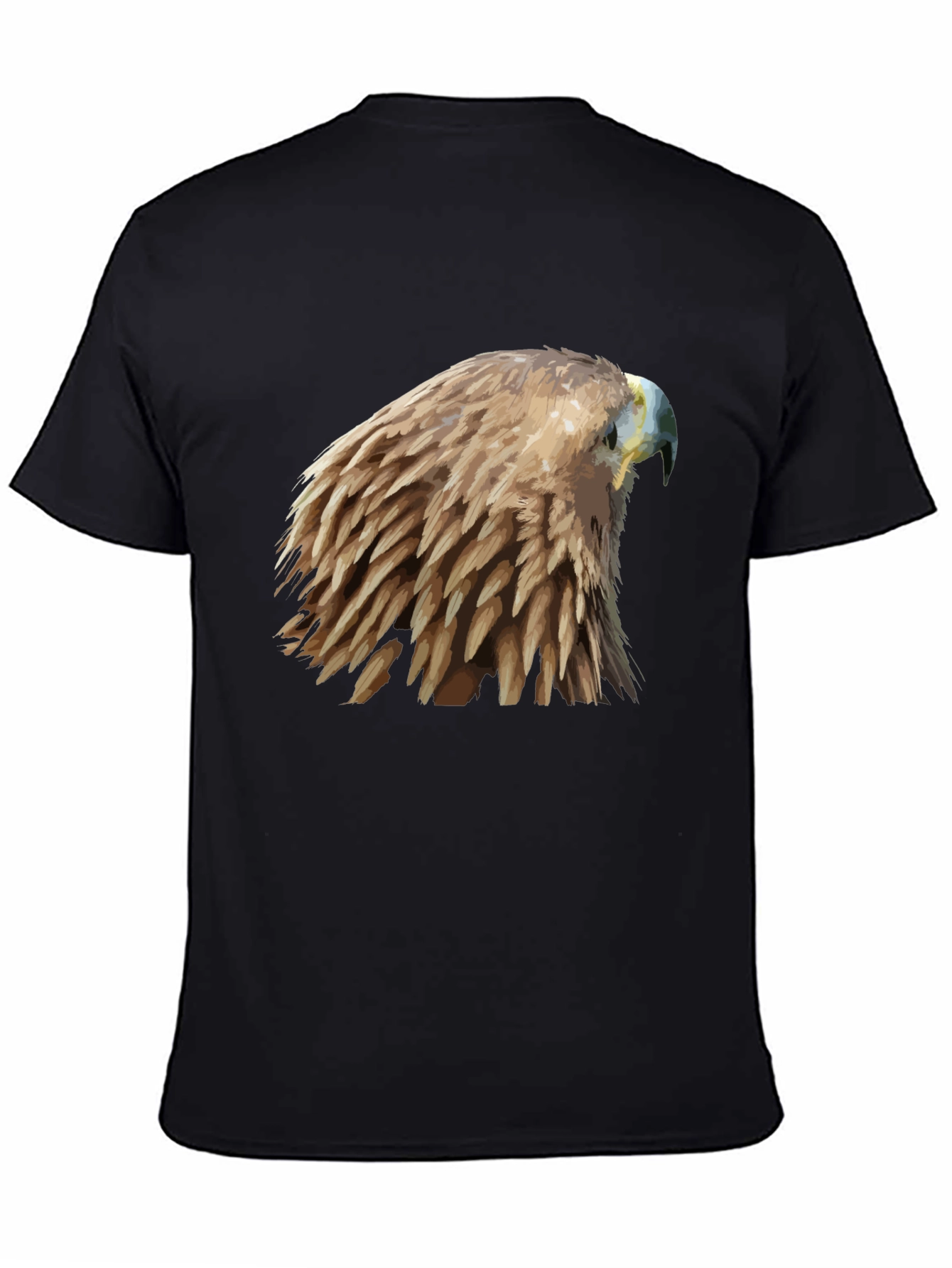 Black Eagle Graphic T-Shirt - Unique Bird Design view 4